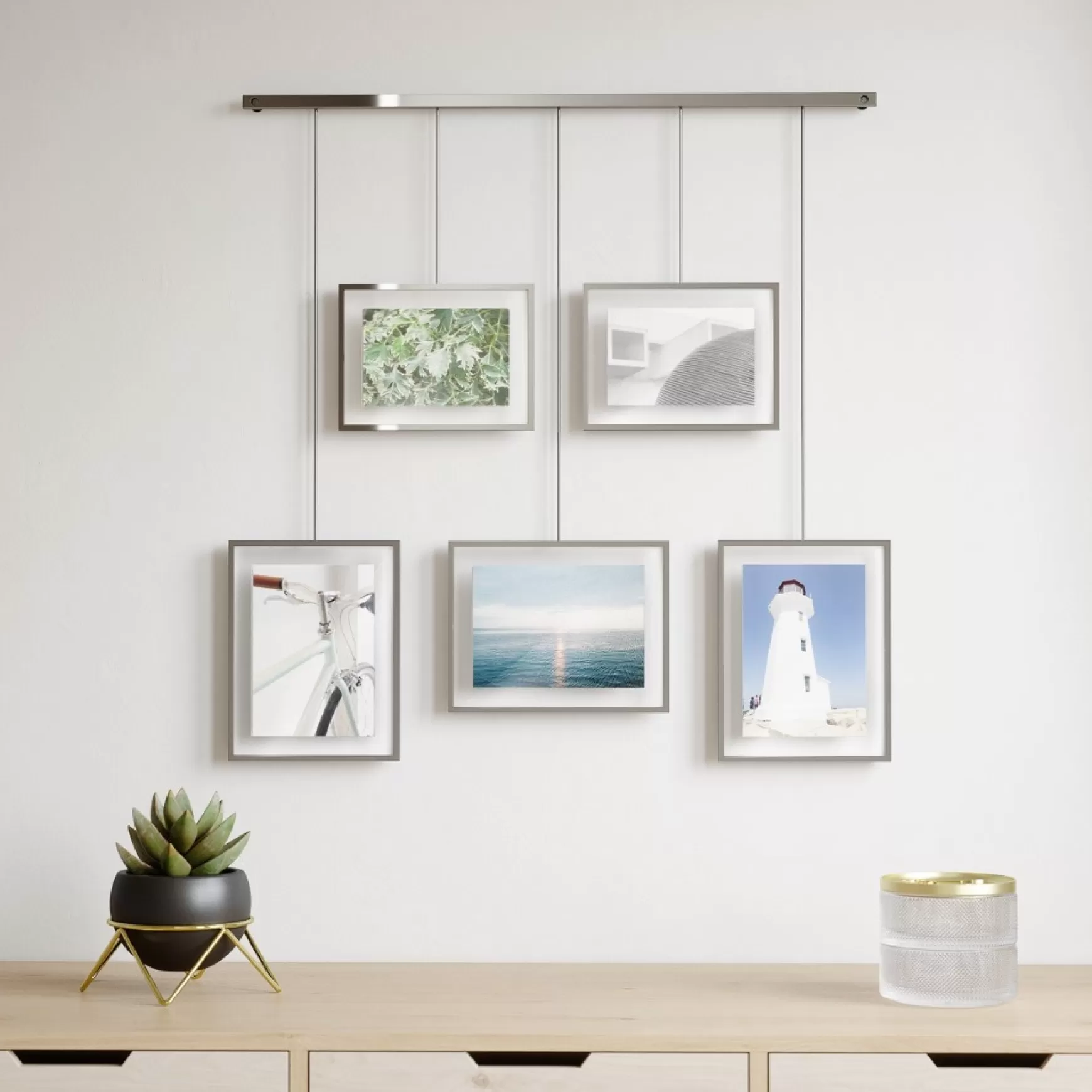 Plates & Wall Frames*Umbra Hanging Picture Frame Set Of 5 - Exhibit