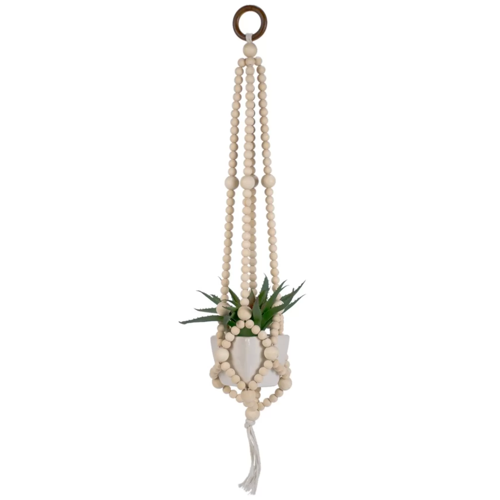 Planters*Attitudes Import Hanging Planter - Beads