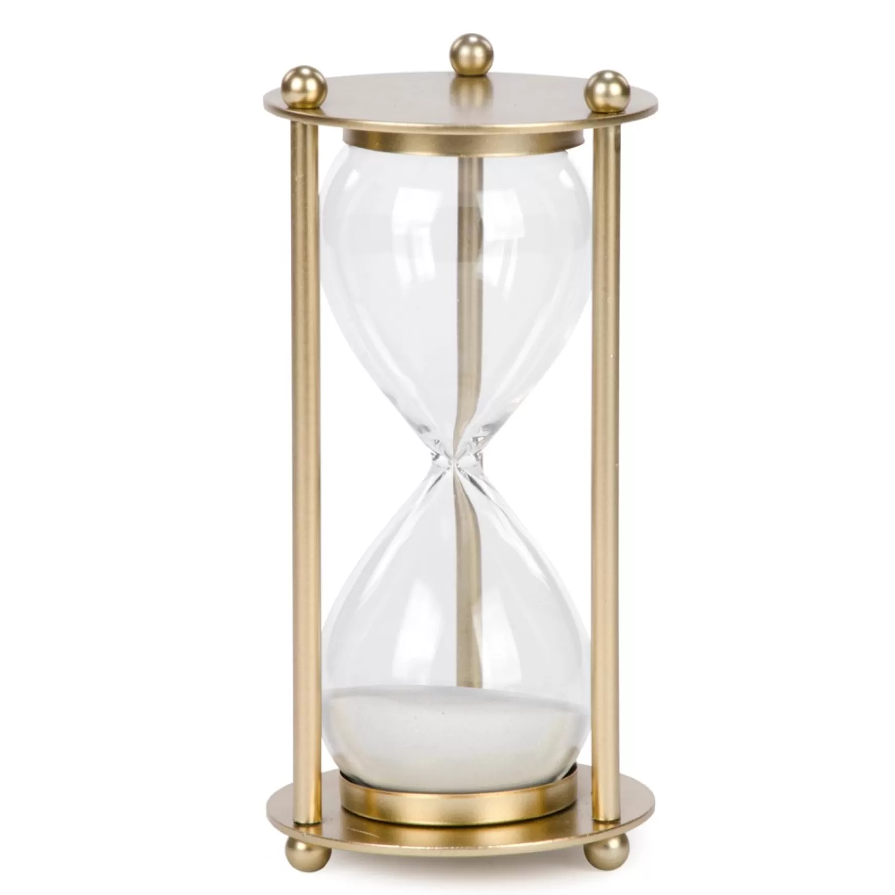 Decorative Objects*Attitudes Import Hourglass In Metal - Gold