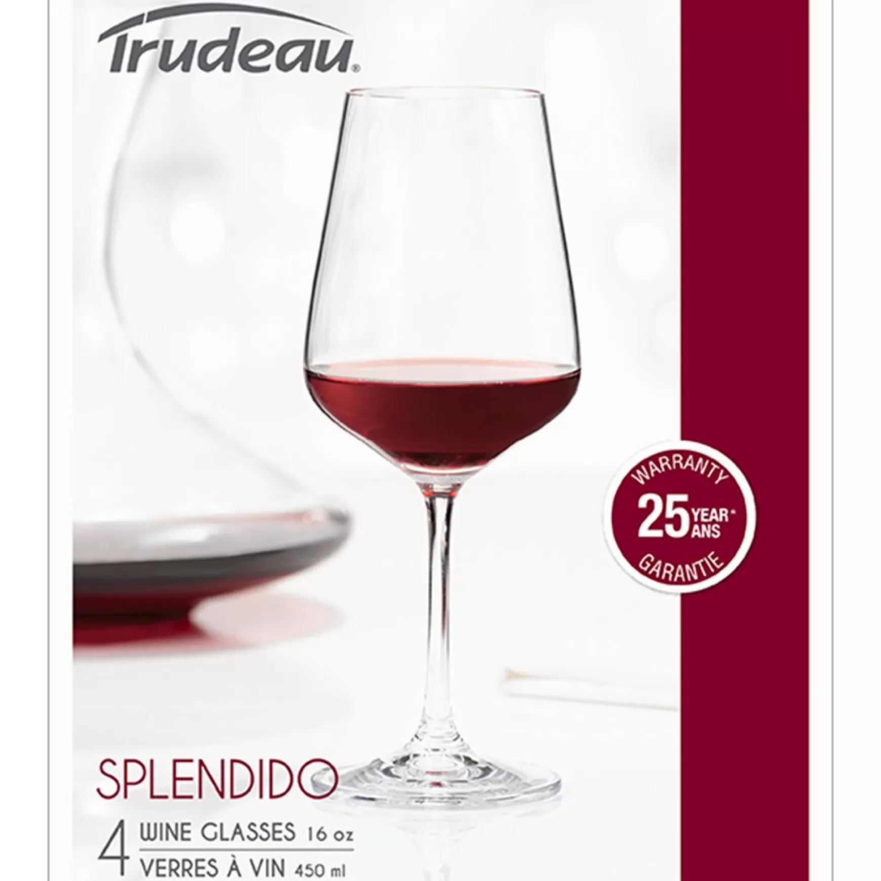 All For Wine*Trudeau Hybrid Wine Glass 450 Ml - Splendido