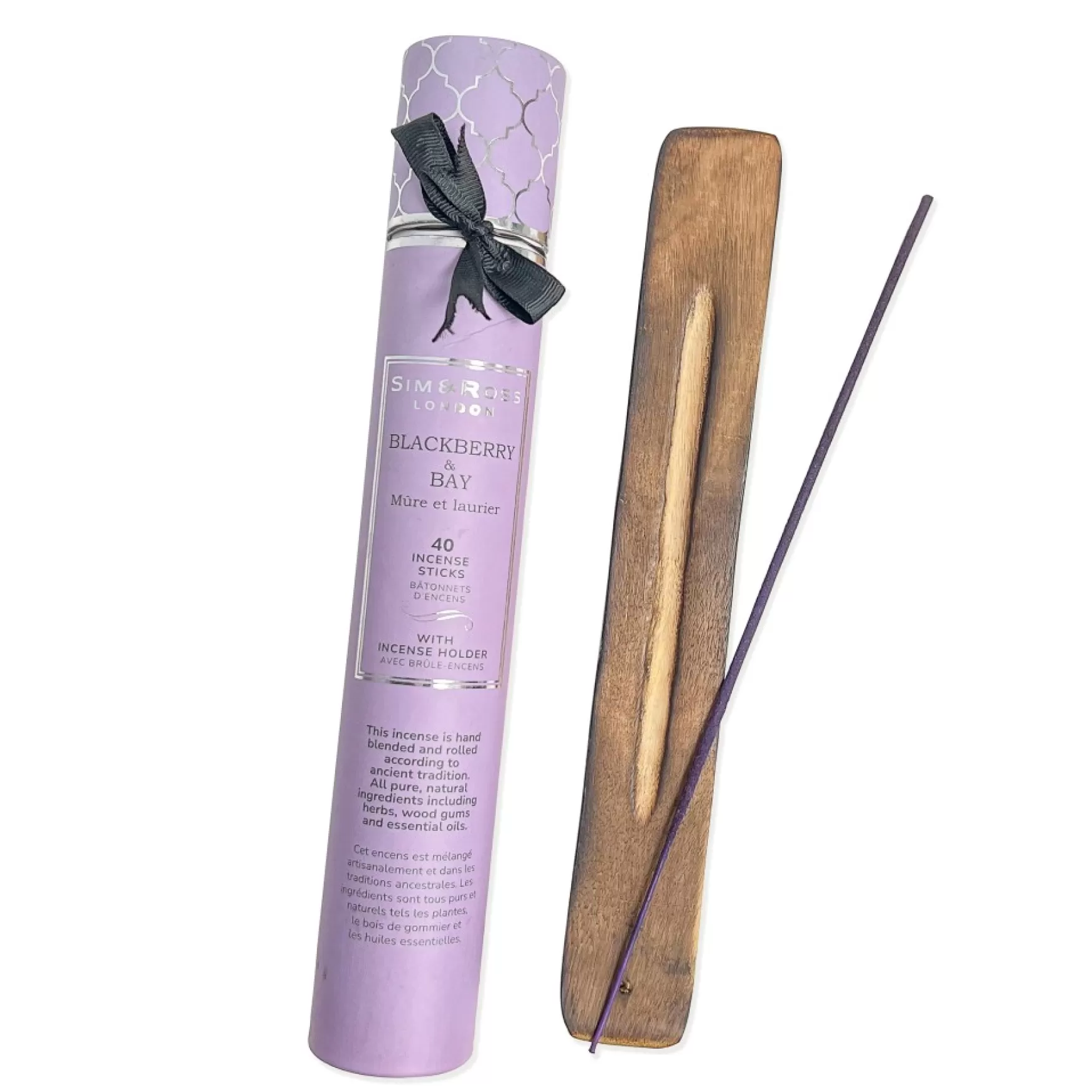 Incense*Relaxus Incense & Holder - Blackberry & Bay