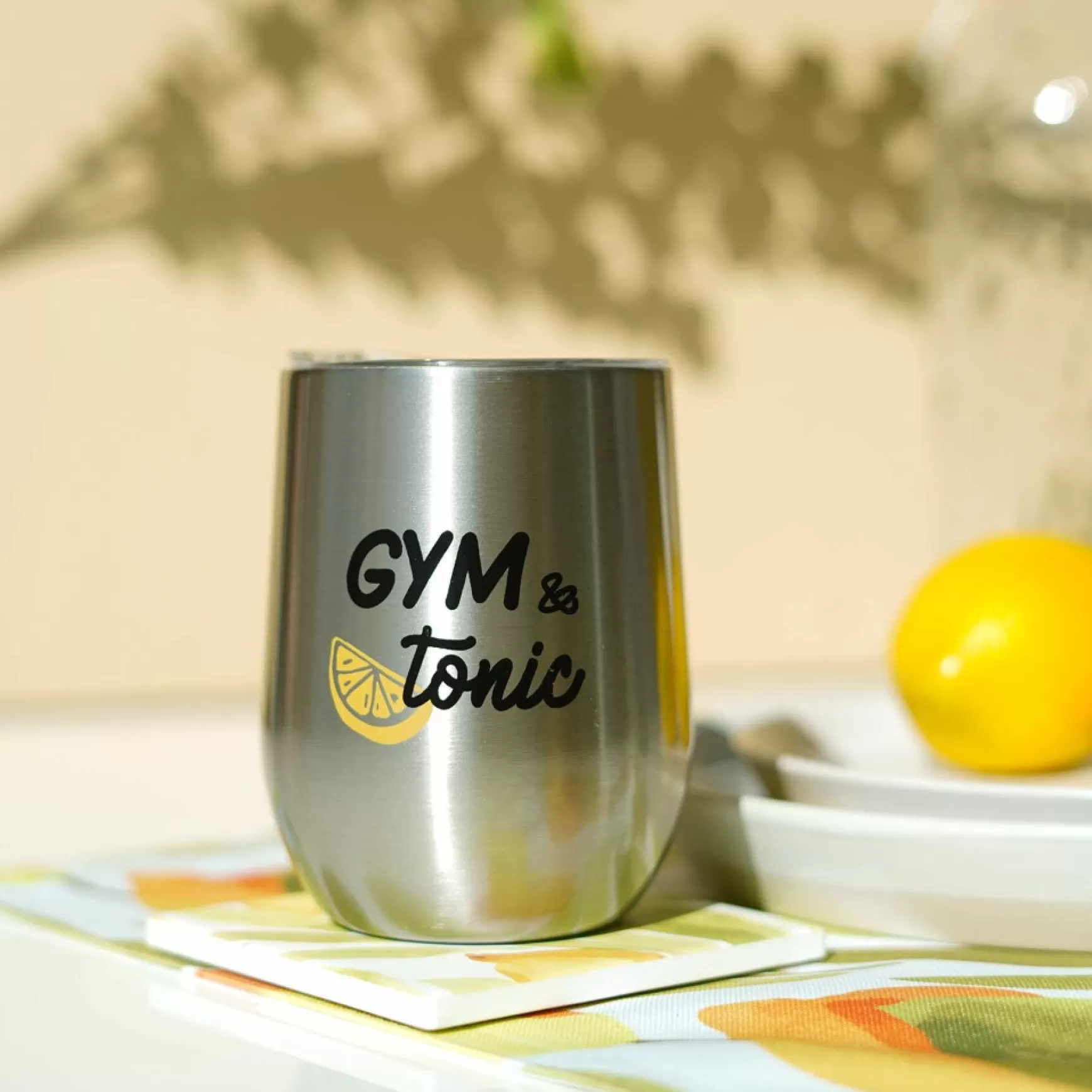 All For Wine*Attitudes Import 2 Isothermal Wine Glass - Gym & Tonic