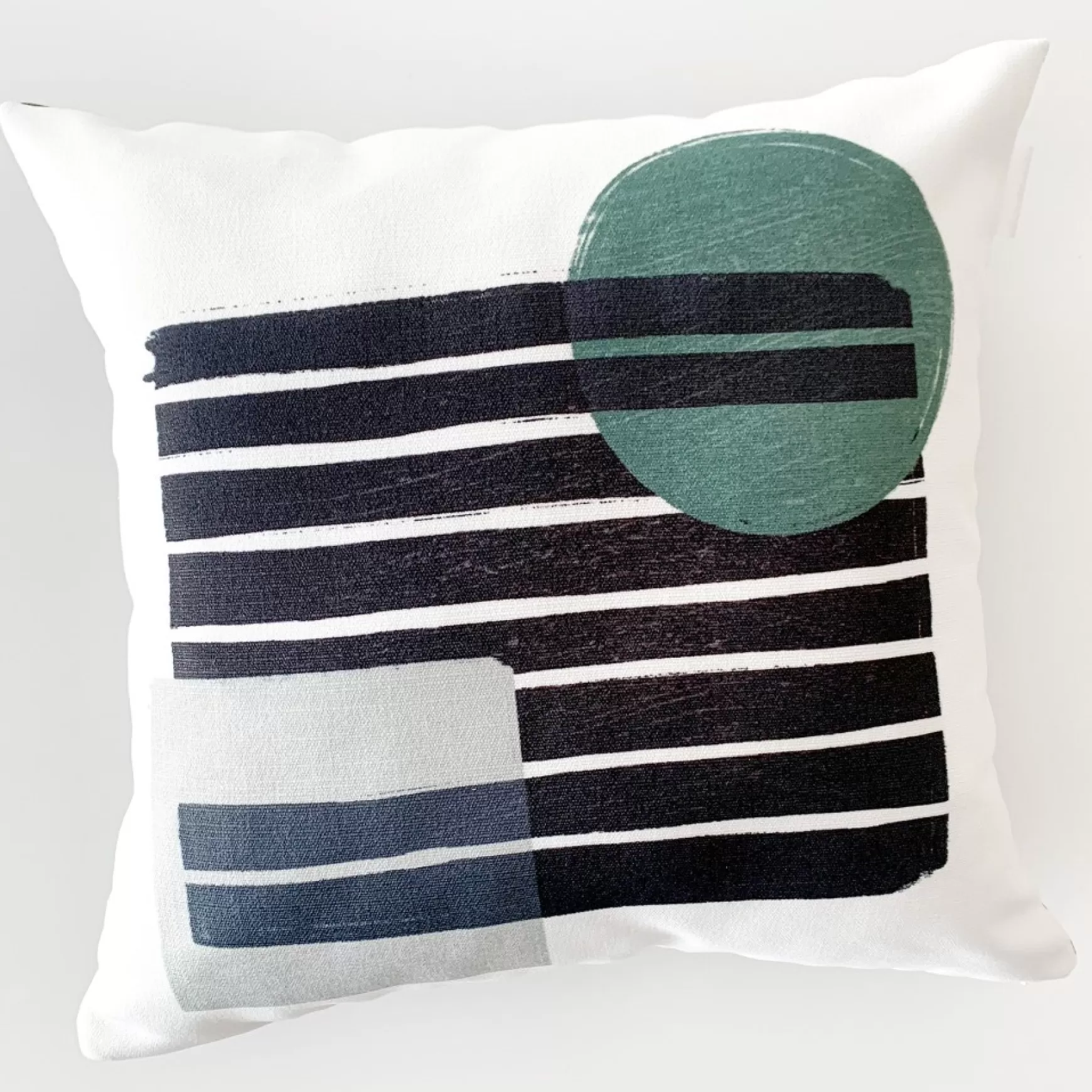 Cushions*Les textiles Patlin Kozy Cushion - Green And Black