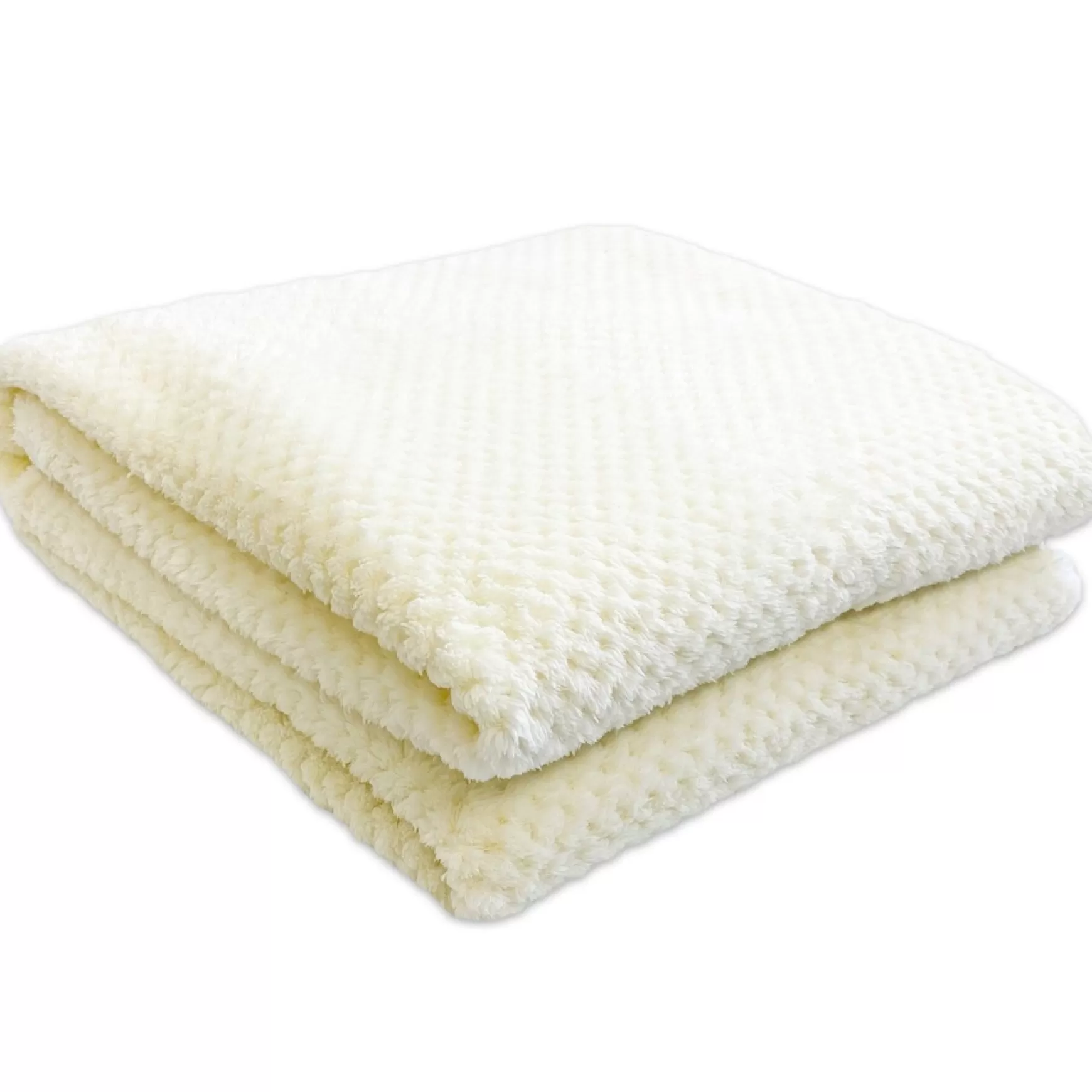 Throws*Agence K Kozy Textured Throw - Cream