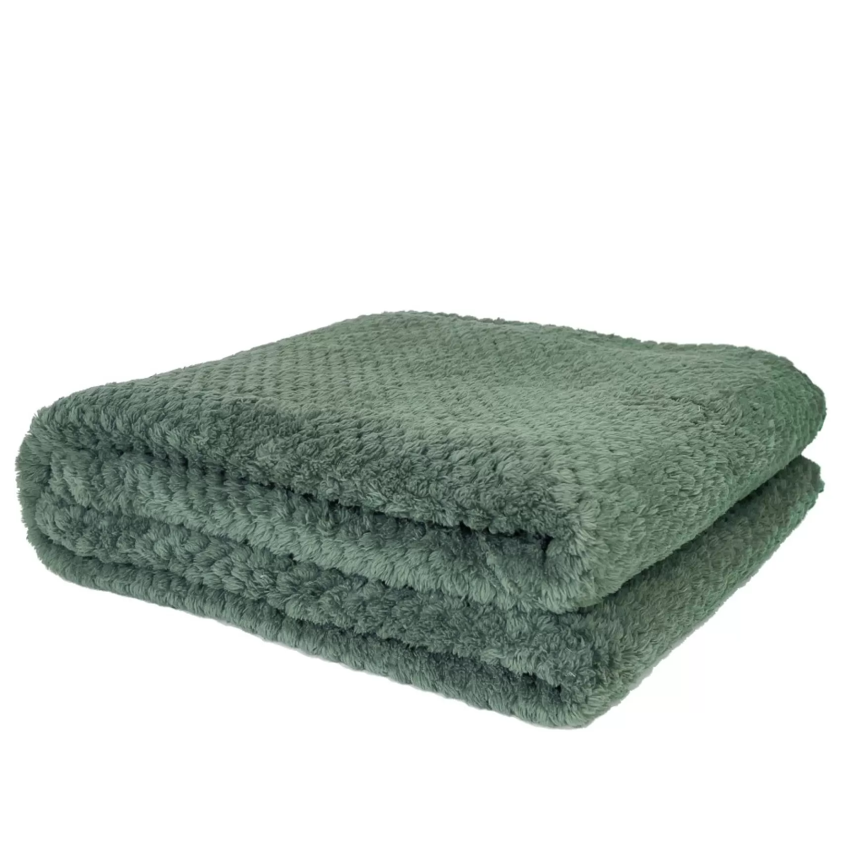 Throws*Agence K Kozy Textured Throw - Forest Green