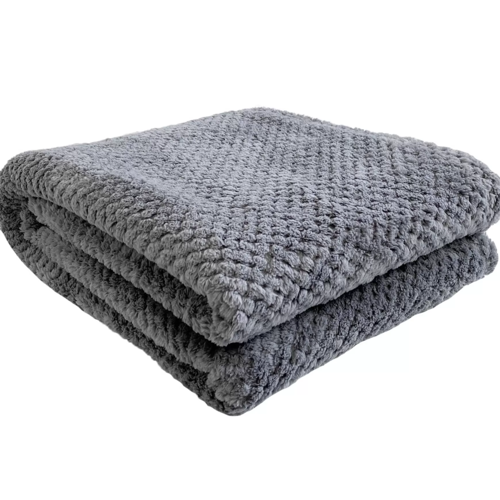 Throws*Agence K Kozy Textured Throw - Grey