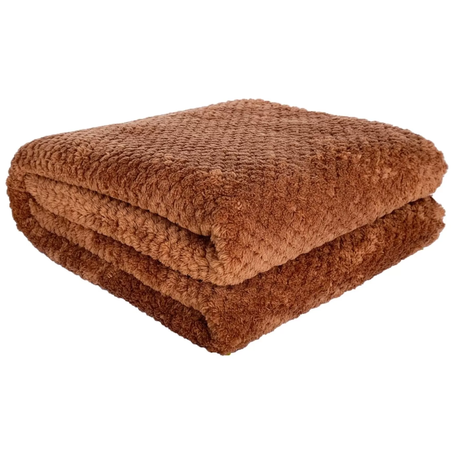 Throws*Agence K Kozy Textured Throw - Tabacco