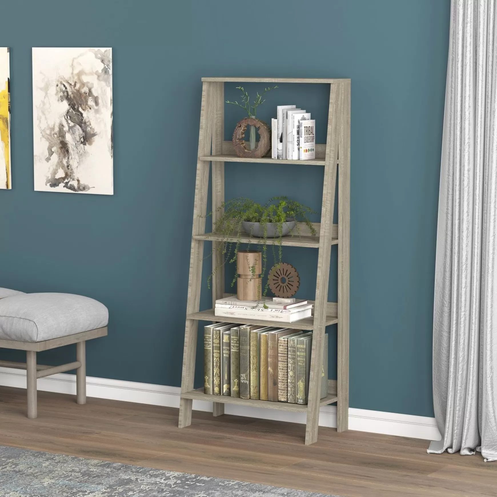 Shelves & Racks*Safdie & Co Ladder Bookcase - .