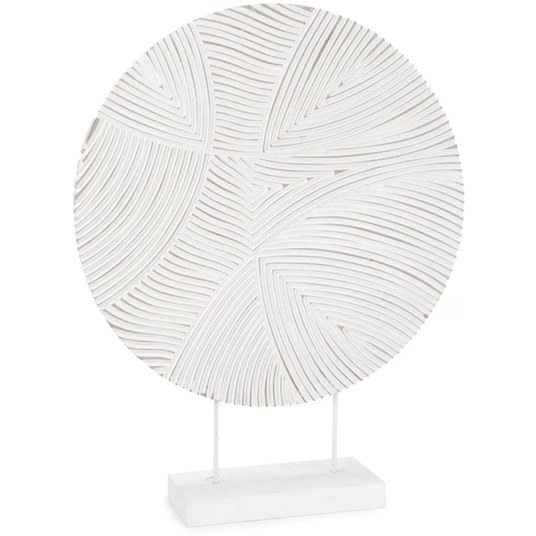 Decorative Objects*Attitudes Import Large Deco Circle On Stand