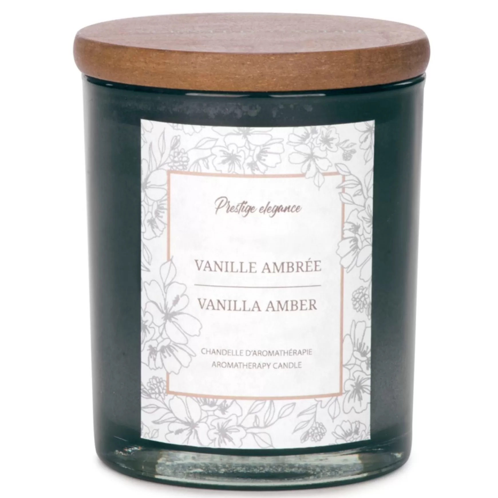 Scented Candles*Attitudes Import Large Glass Candle - Amber Vanilla