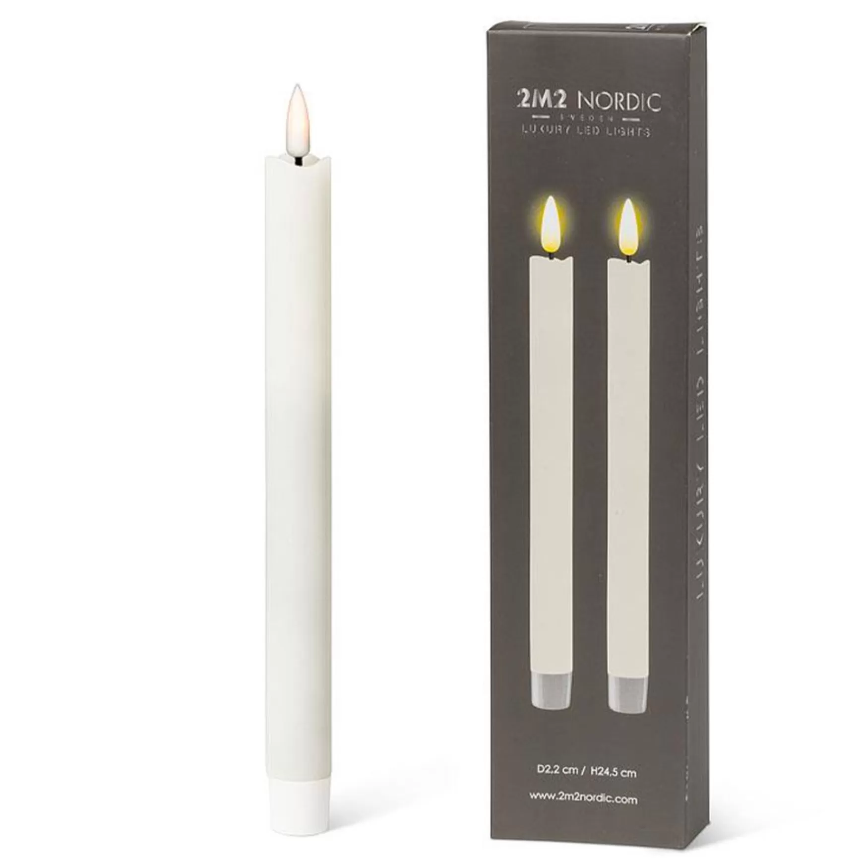 Decorative Candles*Abbott Led Candle Set - Ivory