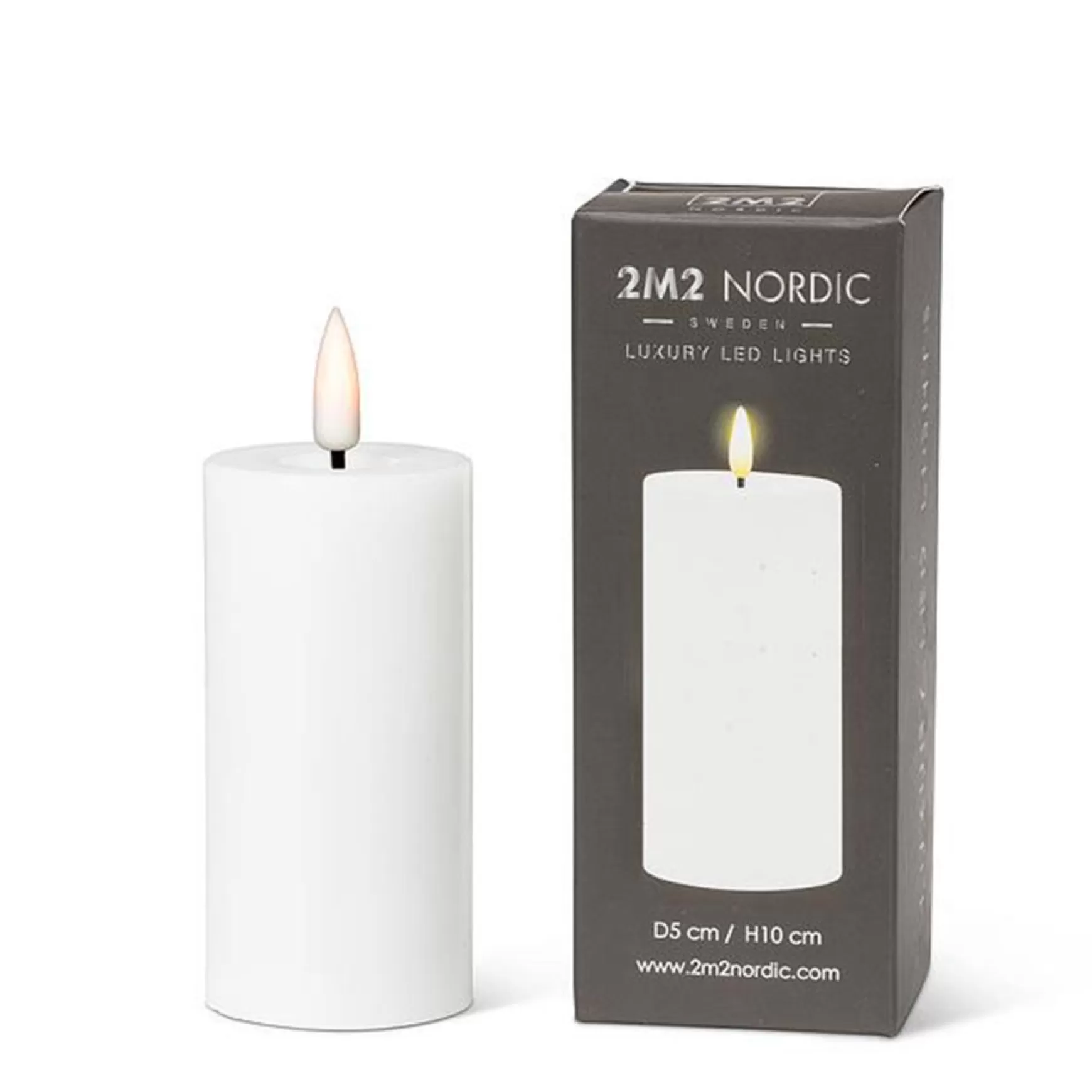 Decorative Candles*Abbott Led Pillar Candle - White