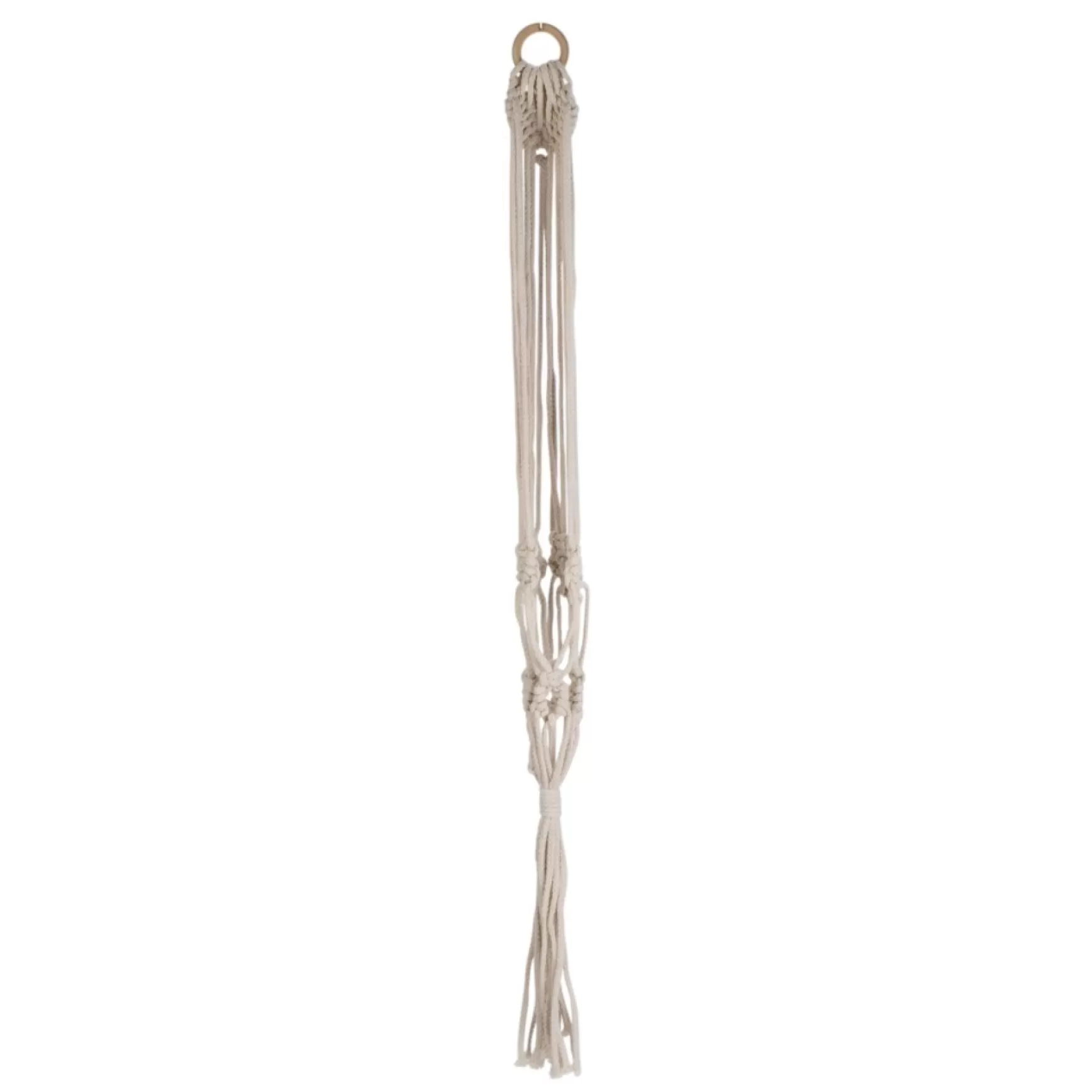 Planters*Attitudes Import Macrame For Hanging Planter - Natural