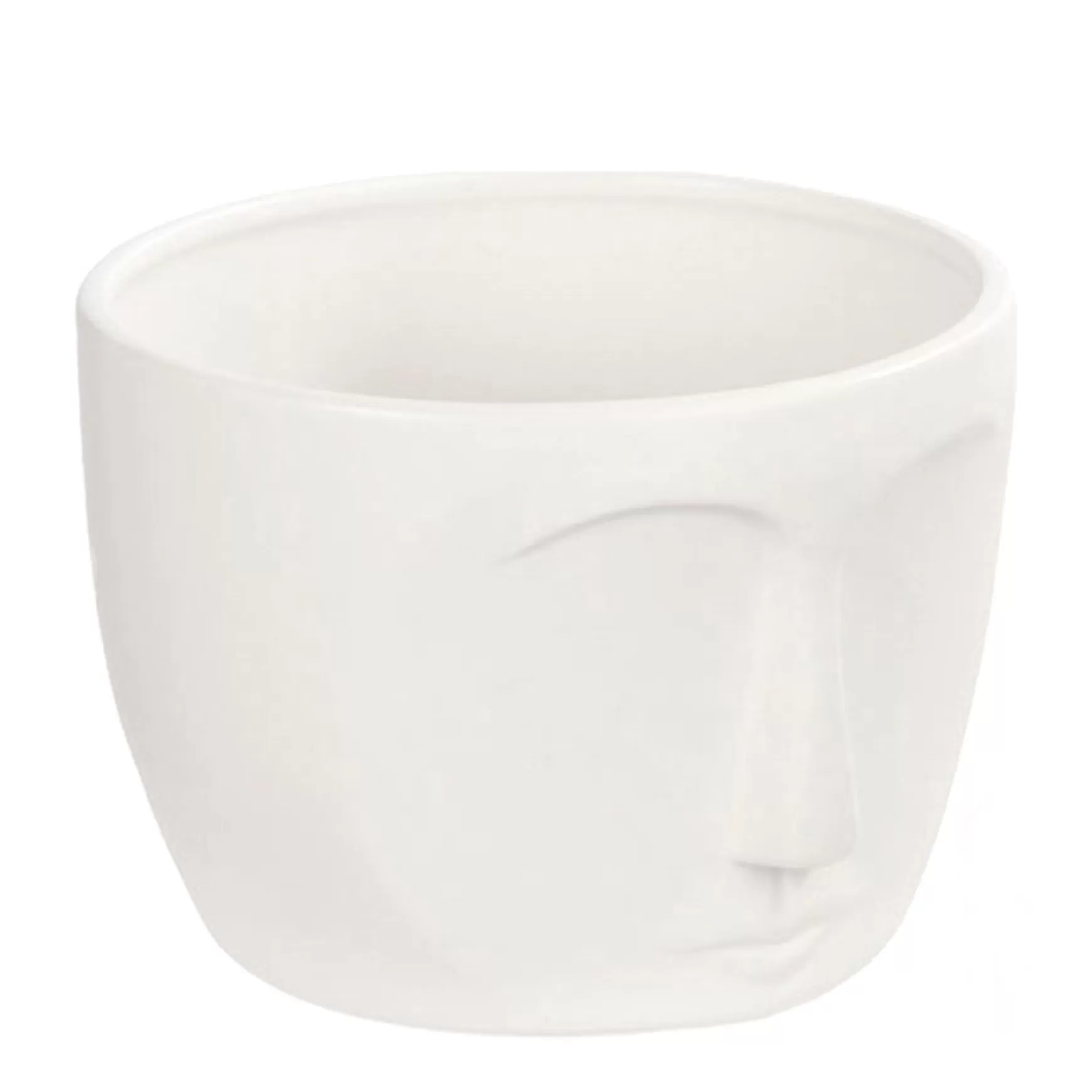 Vases & Pots*CTG Brands Mat White Pot - Face