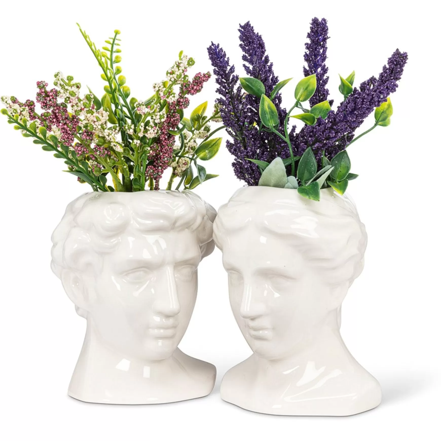 Vases & Pots*Abbott Men's Roman Face Pot - White
