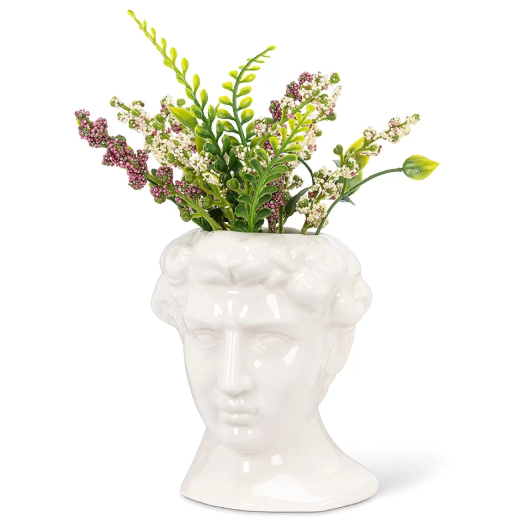 Vases & Pots*Abbott Men's Roman Face Pot - White