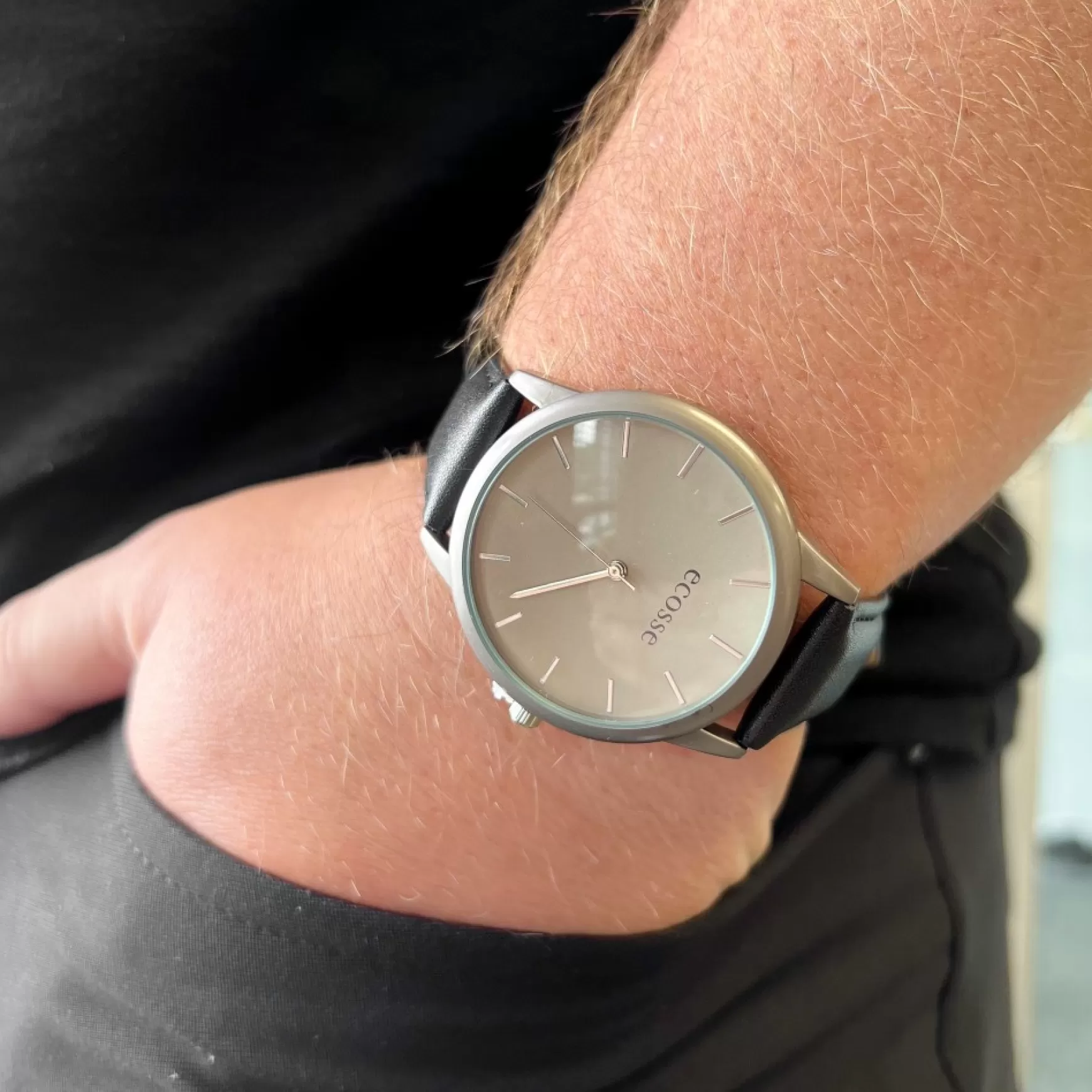 Watchs*Clock it to ya Men's Watch - Taupe Background