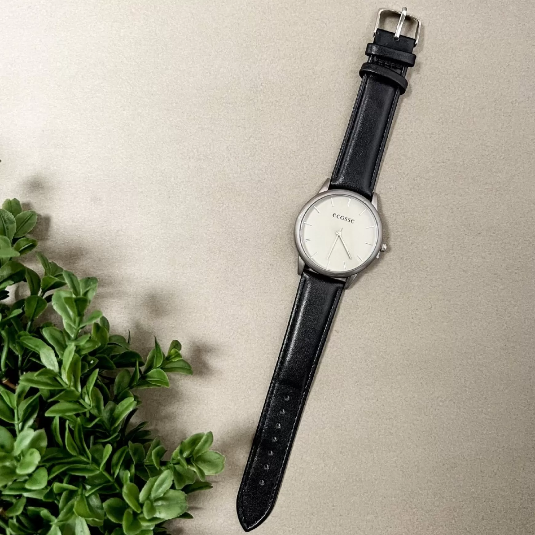 Watchs*Clock it to ya Men's Watch - Taupe Background