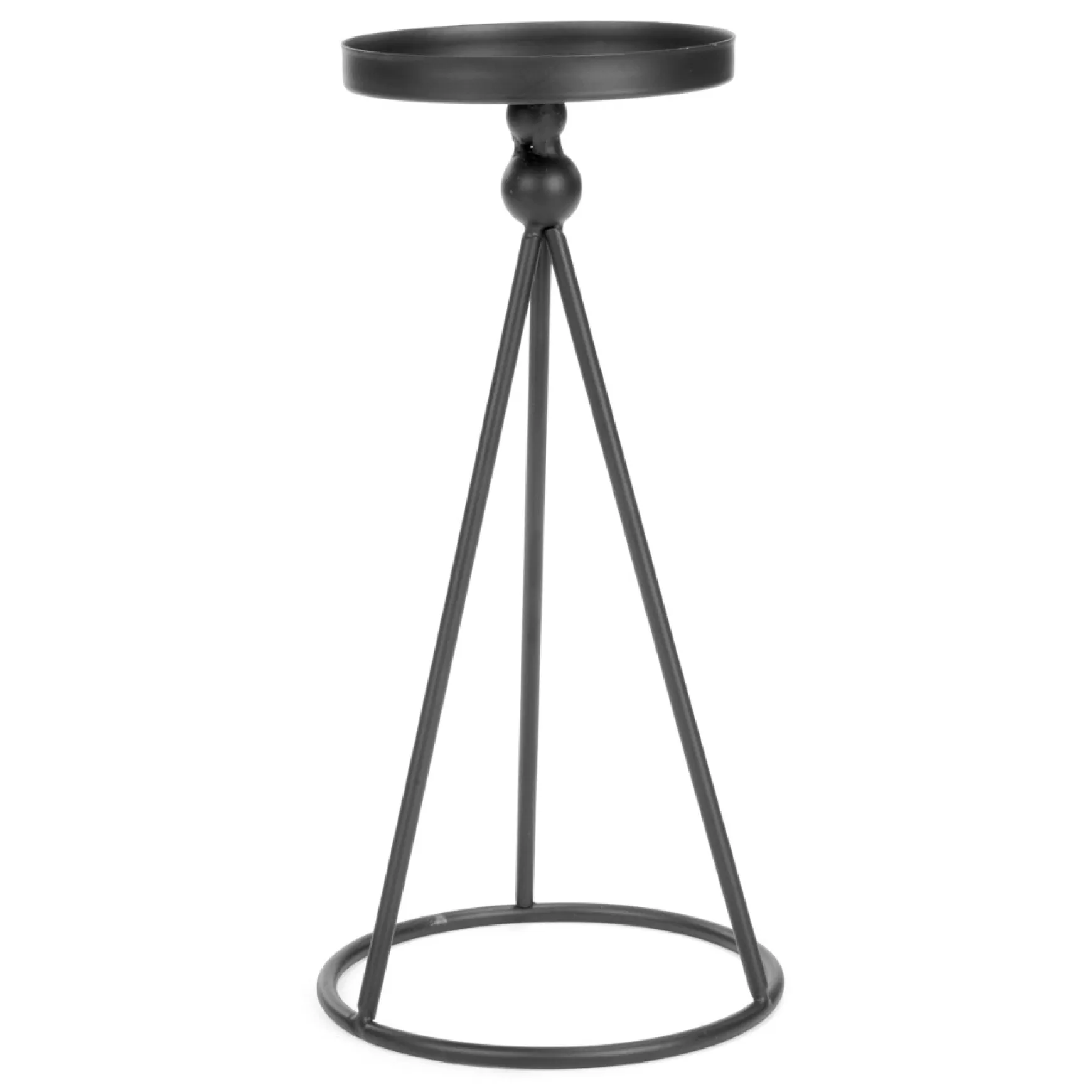 Candle Holders*Attitudes Import Metal Candle Holder - Black