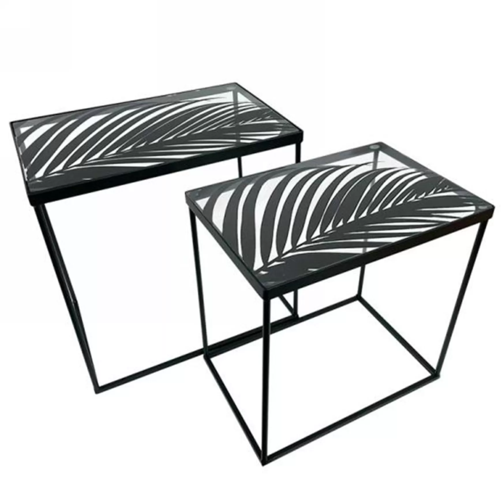 Tables*Attitudes Import 2 Metal Table - Leaf