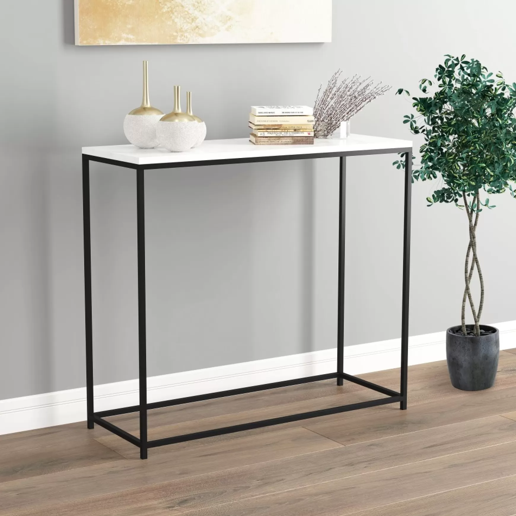 Tables*Safdie & Co Modern Console Table With Drawers - .