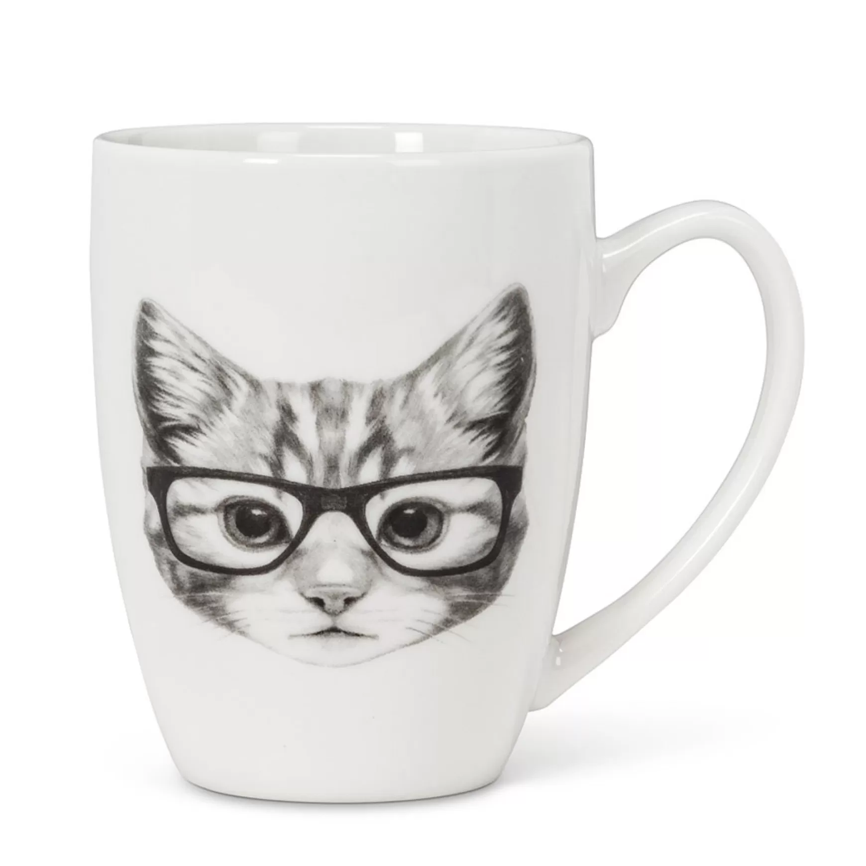Mugs*Abbott Mug - Cat With Glasses