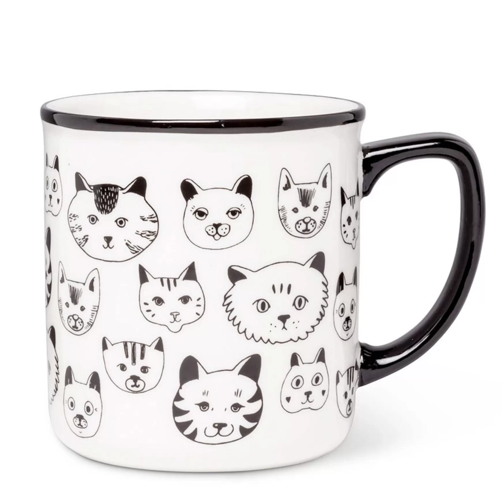 Mugs*Abbott Mug - Cats Faces