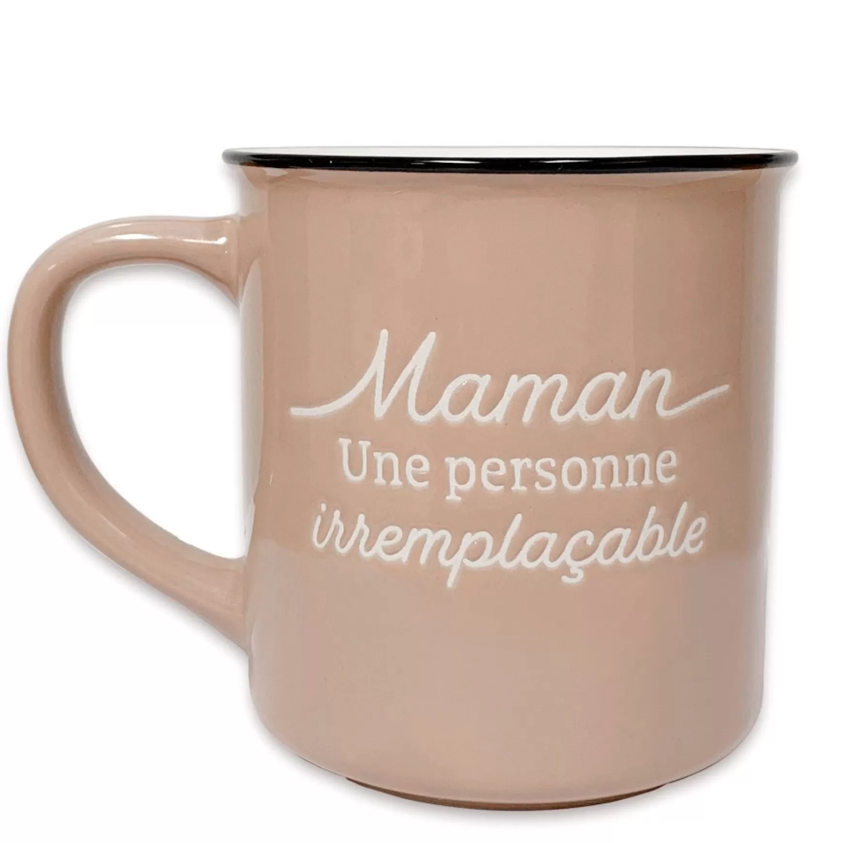 Mugs With Text*Attitudes Import 2 Mug - Maman Irremplacable