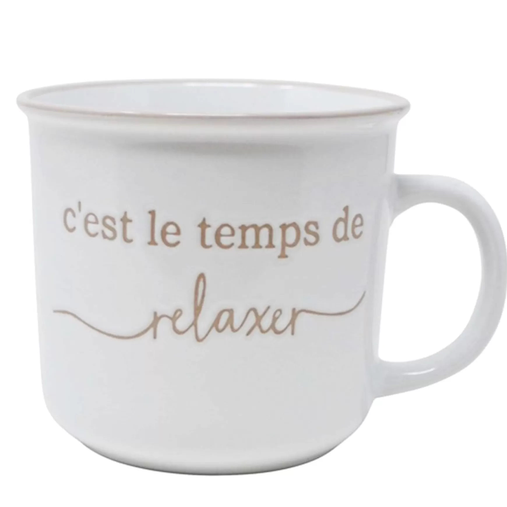 Mugs With Text*Nostalgia Import Mug - Relax