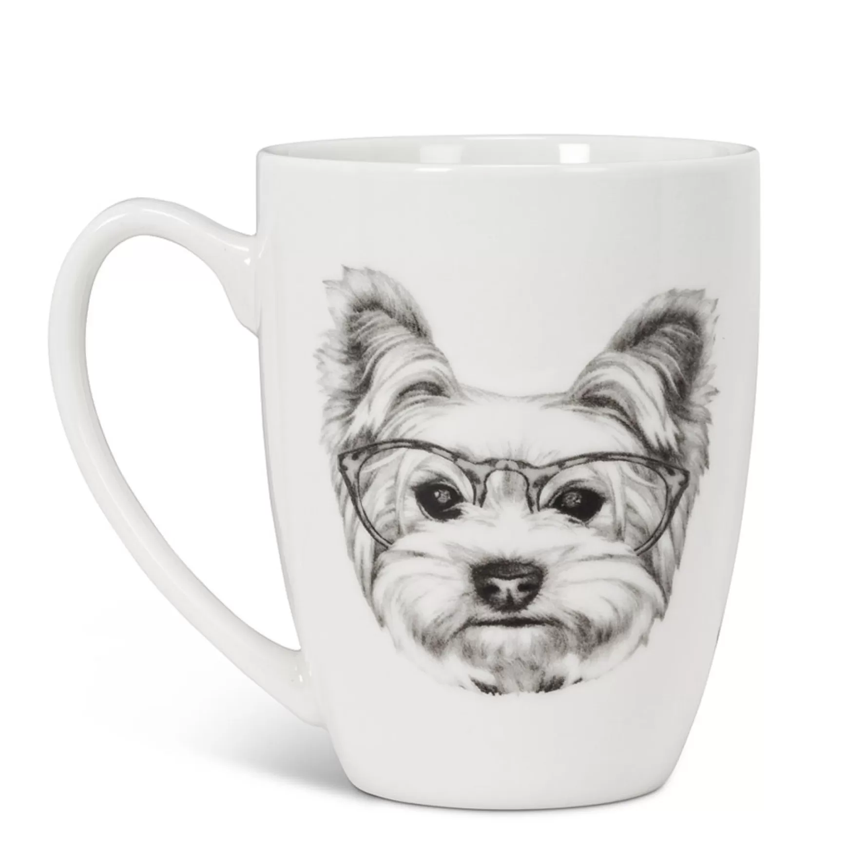 Mugs*Abbott Mug - Yorkie With Glasses