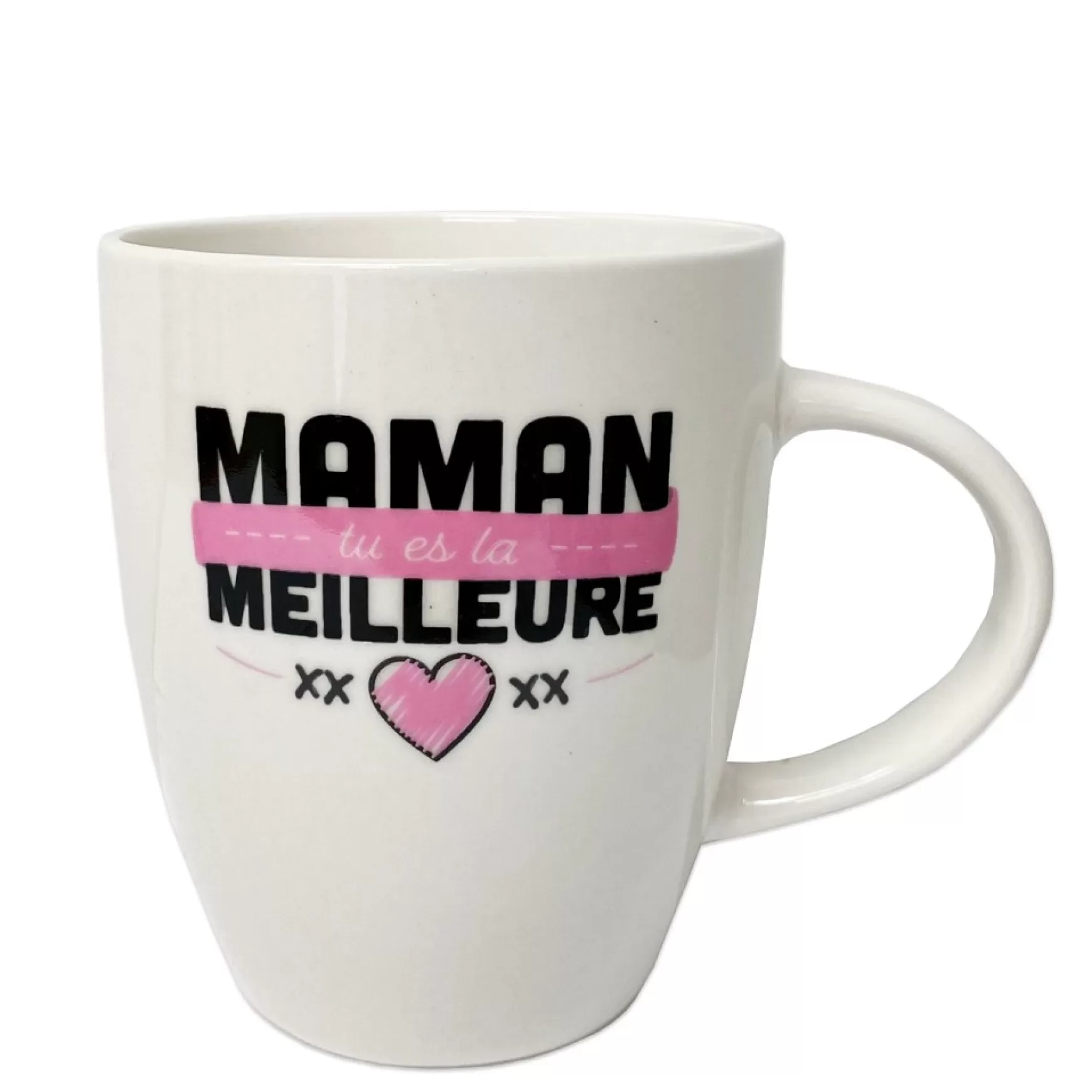Mugs With Text*Attitudes Import 2 Mug By Kozy - Maman Tu Es La Meilleure