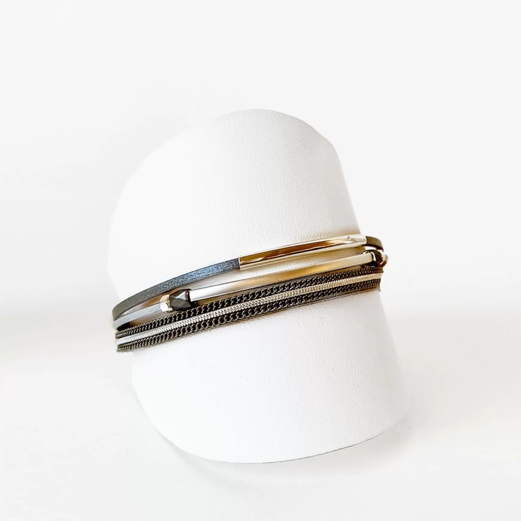 Bracelets*Caracol Multiple Bracelets - Black & Silver