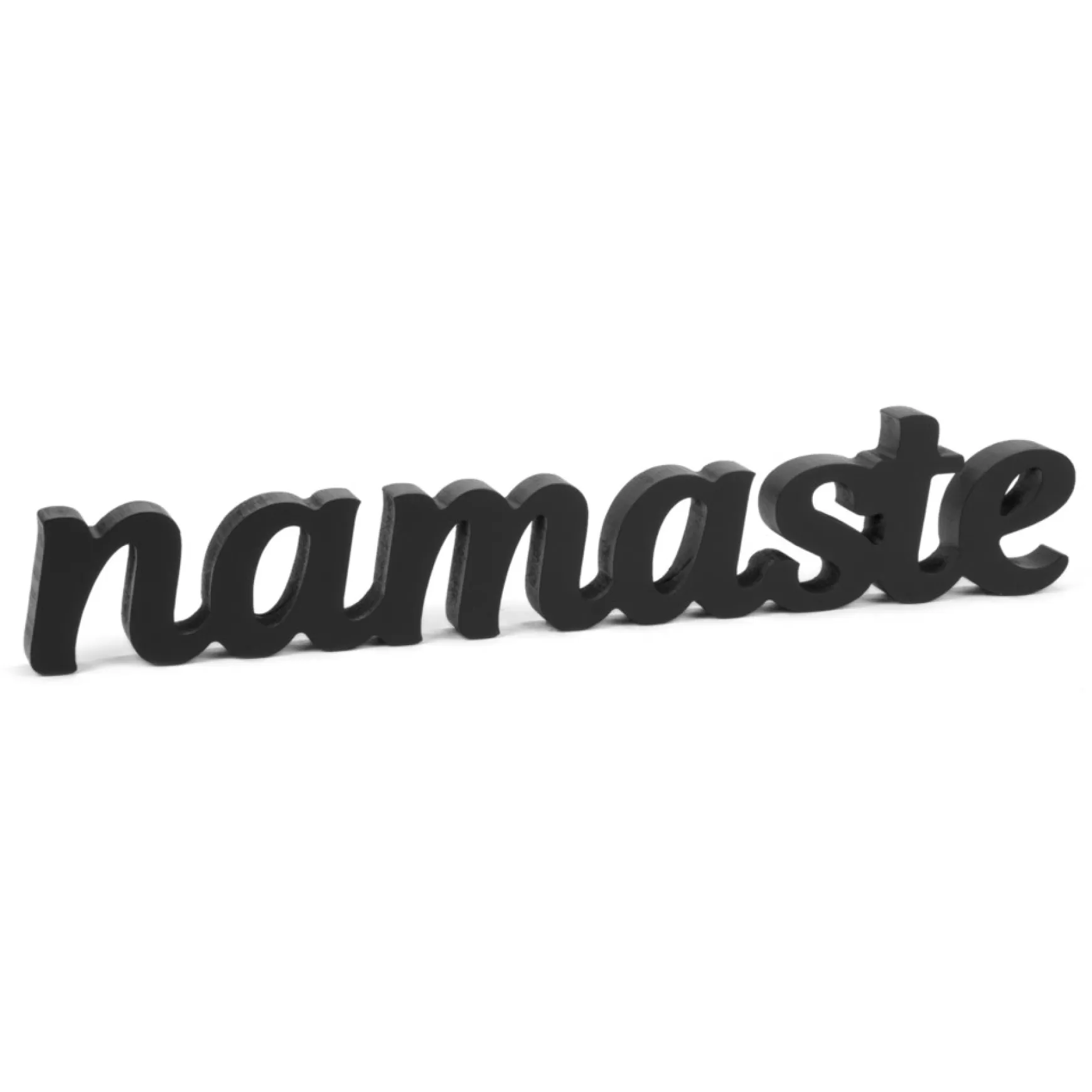 Decorative Objects*Attitudes Import Namaste In Black Wood