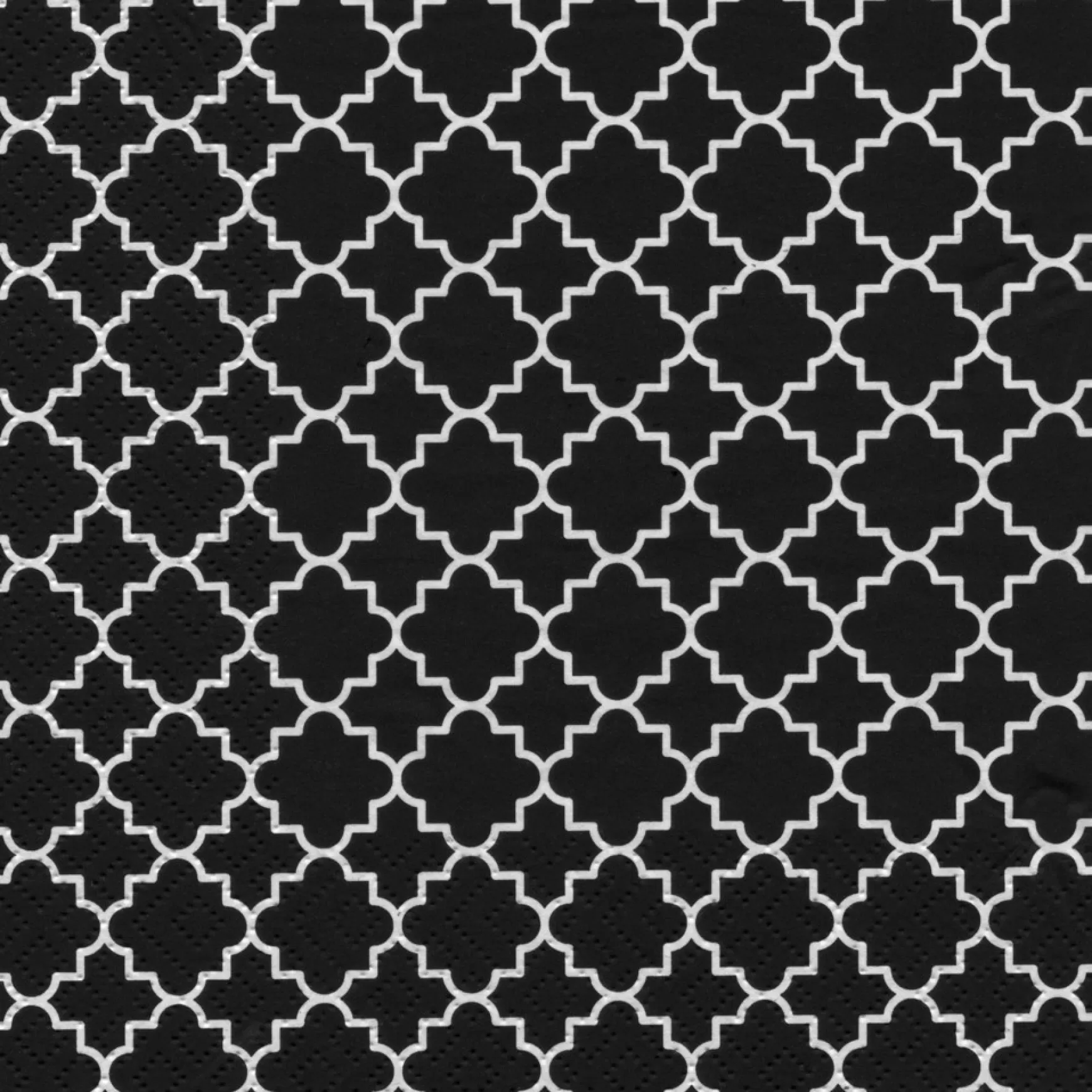 Tablecloths, Placemats & Napkins*Attitudes Import Napkins - Black Mesh