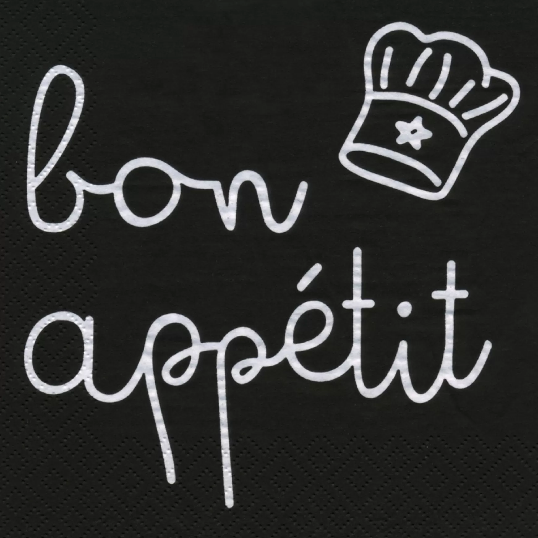 Tablecloths, Placemats & Napkins*Attitudes Import Napkins - Bon Appetit
