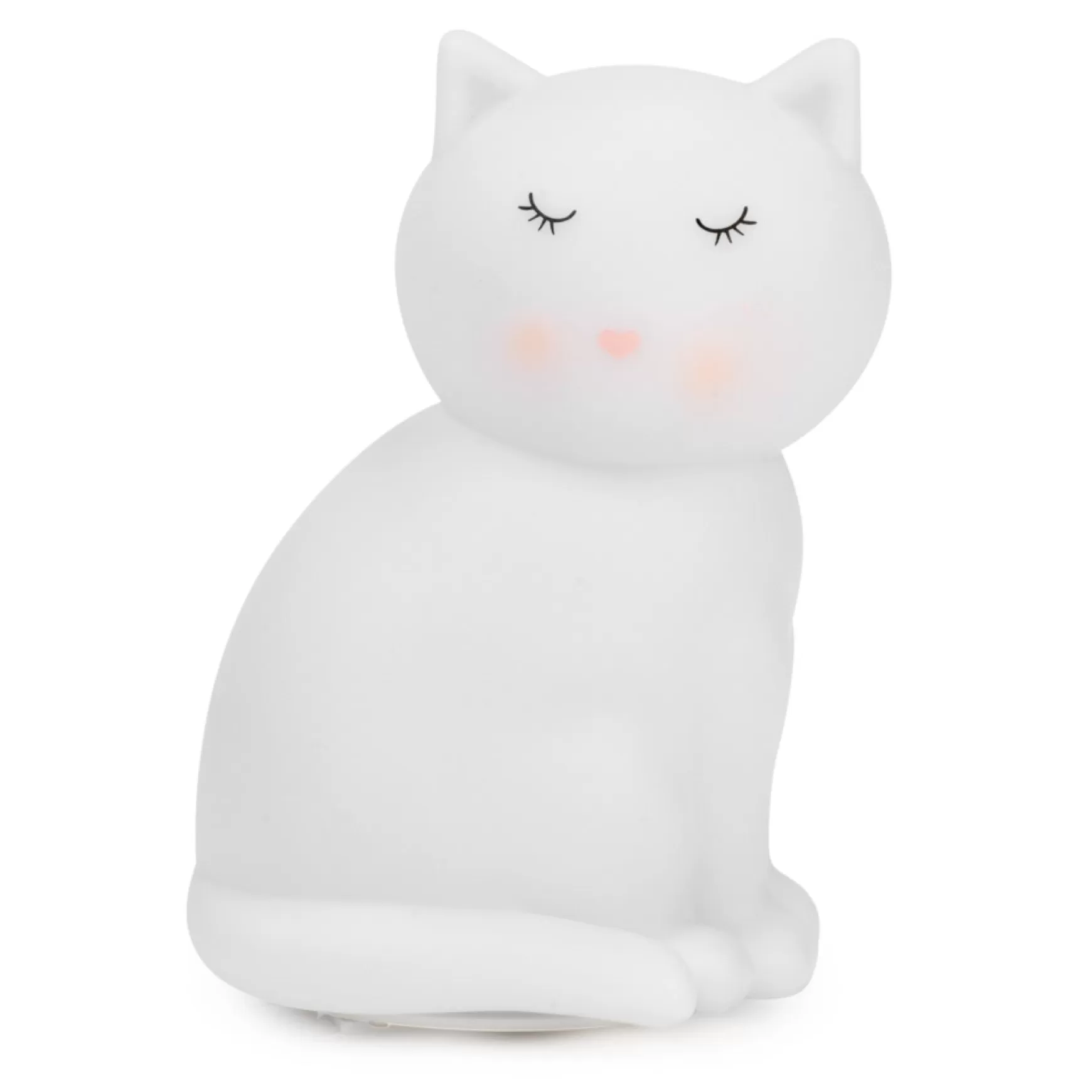 Decorative Objects*Attitudes Import Nightlight - White Cat