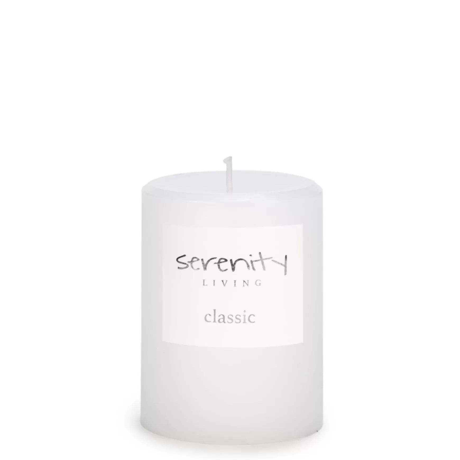 Decorative Candles*Attitudes Import Pillar Candle - White