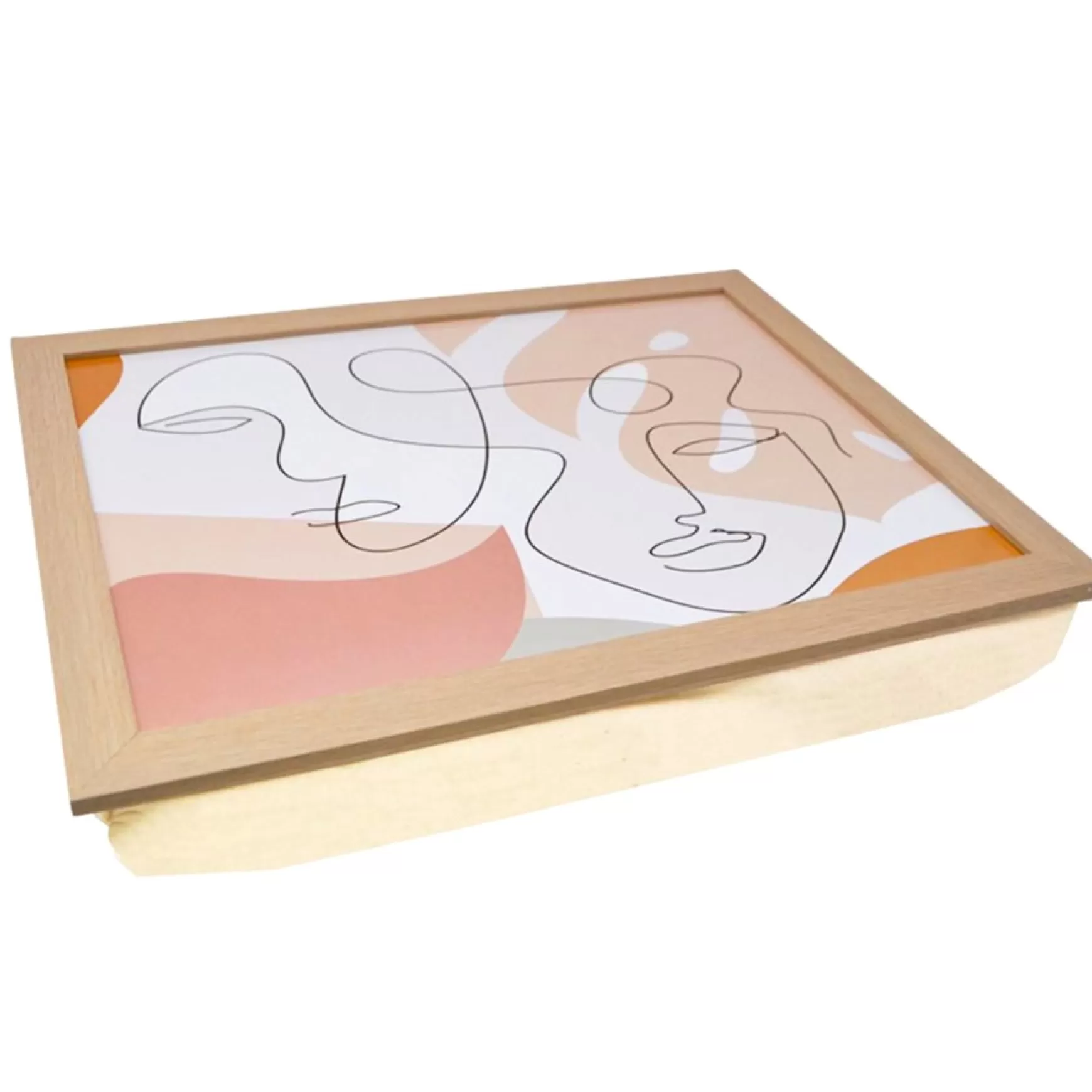 Plates, Trays & Containers*Nostalgia Import Pillow Tray - Abstract Faces