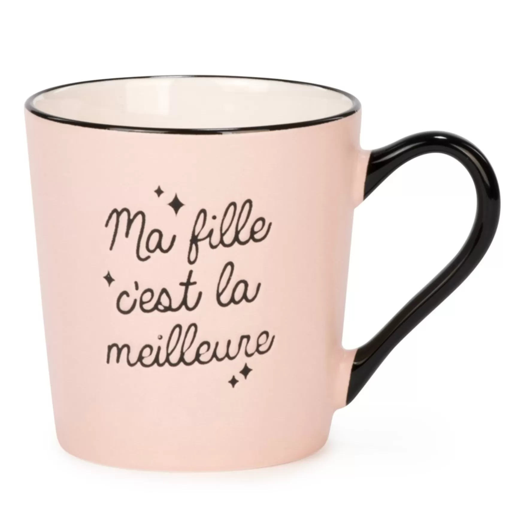 Mugs With Text*Attitudes Import Pink Mug - Ma Fille