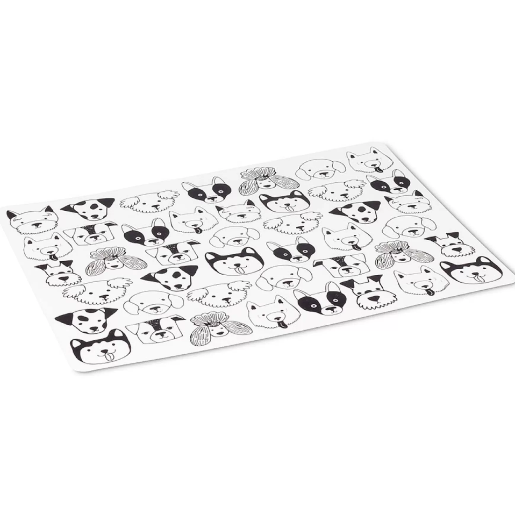 Tablecloths, Placemats & Napkins*Abbott Placemat - Dogs Faces