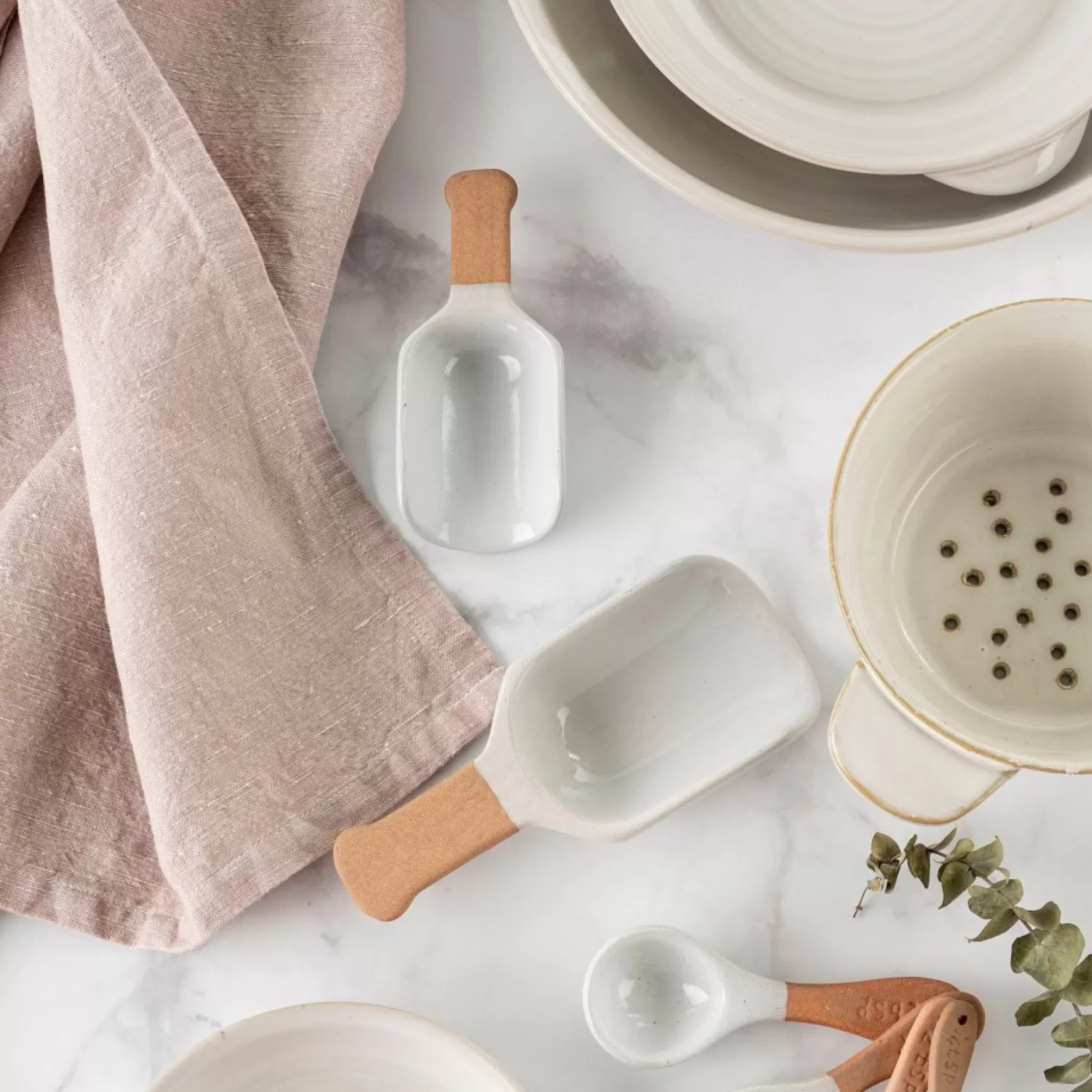 Preparation & Cooking*Indaba Porcelain Scoop - Large