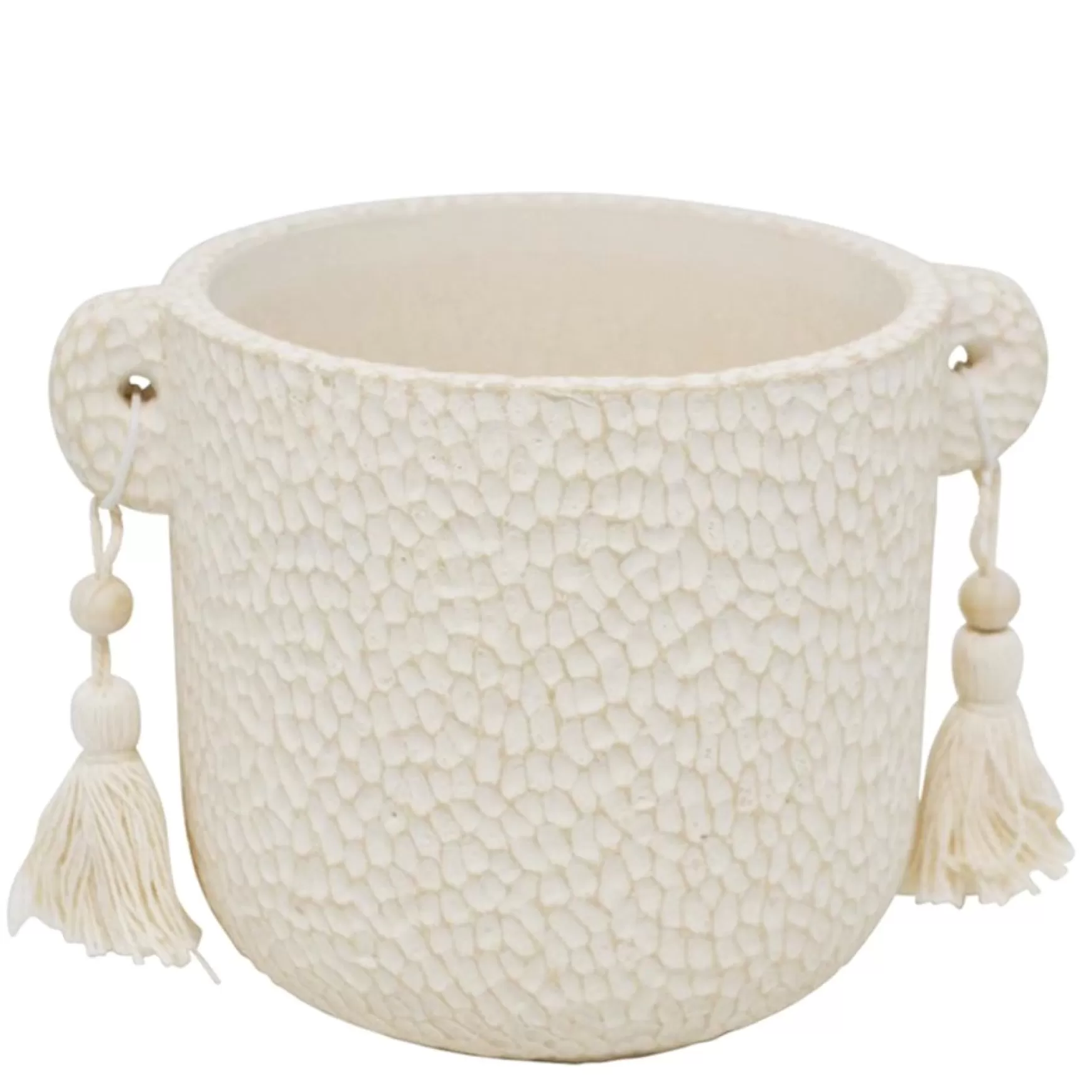 Vases & Pots*Nostalgia Import Pot With 5" Fringe - Uvita