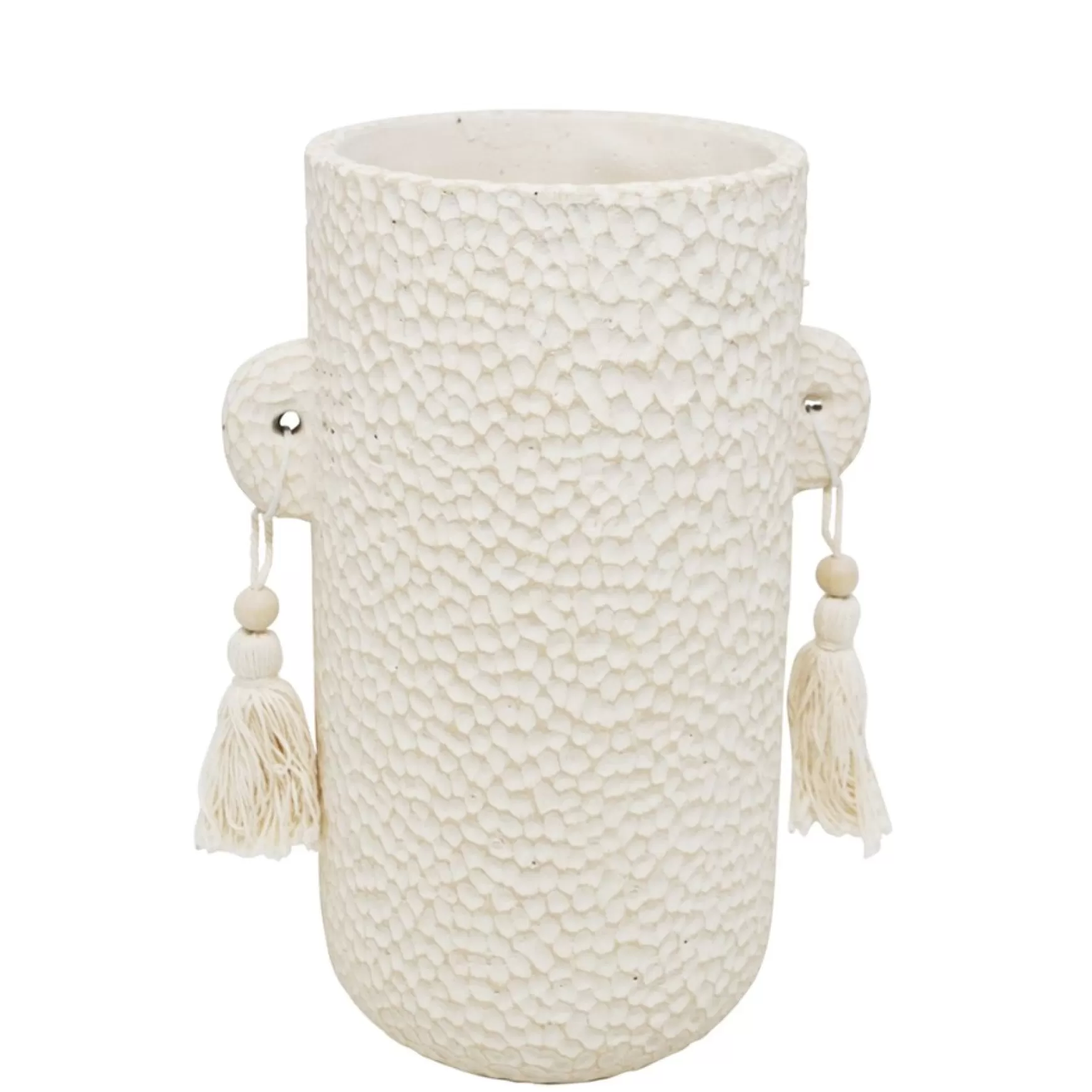 Vases & Pots*Nostalgia Import Pot With 9.5" Fringe - Uvita