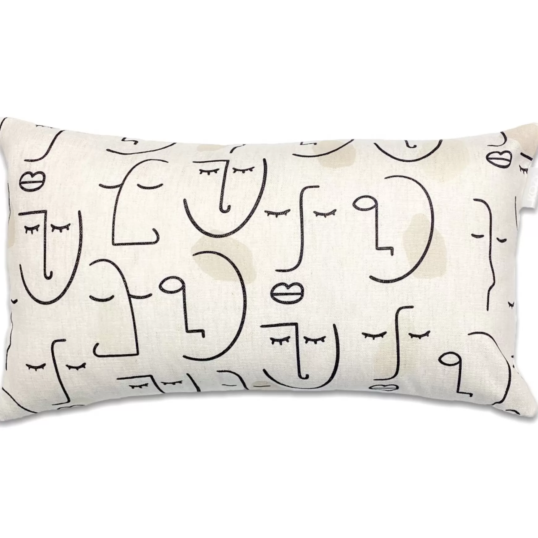 Cushions*Les textiles Patlin Rectangle Cushion - Face Design