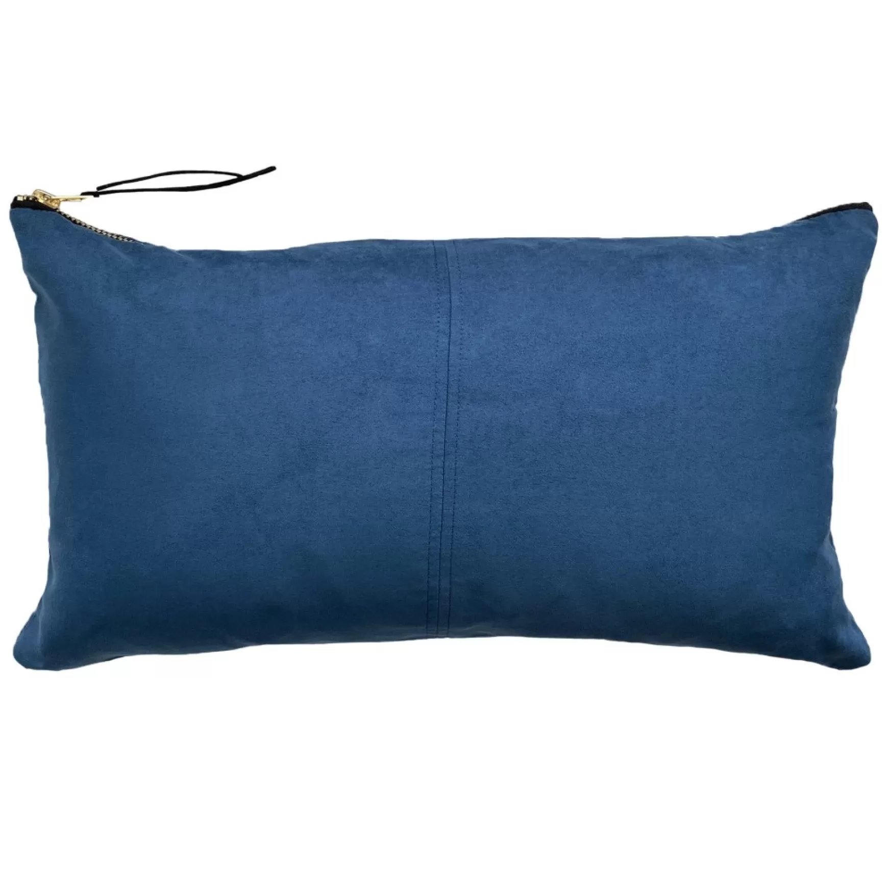 Cushions*Agence K Rectangle Faux Suede Cushion - Blue