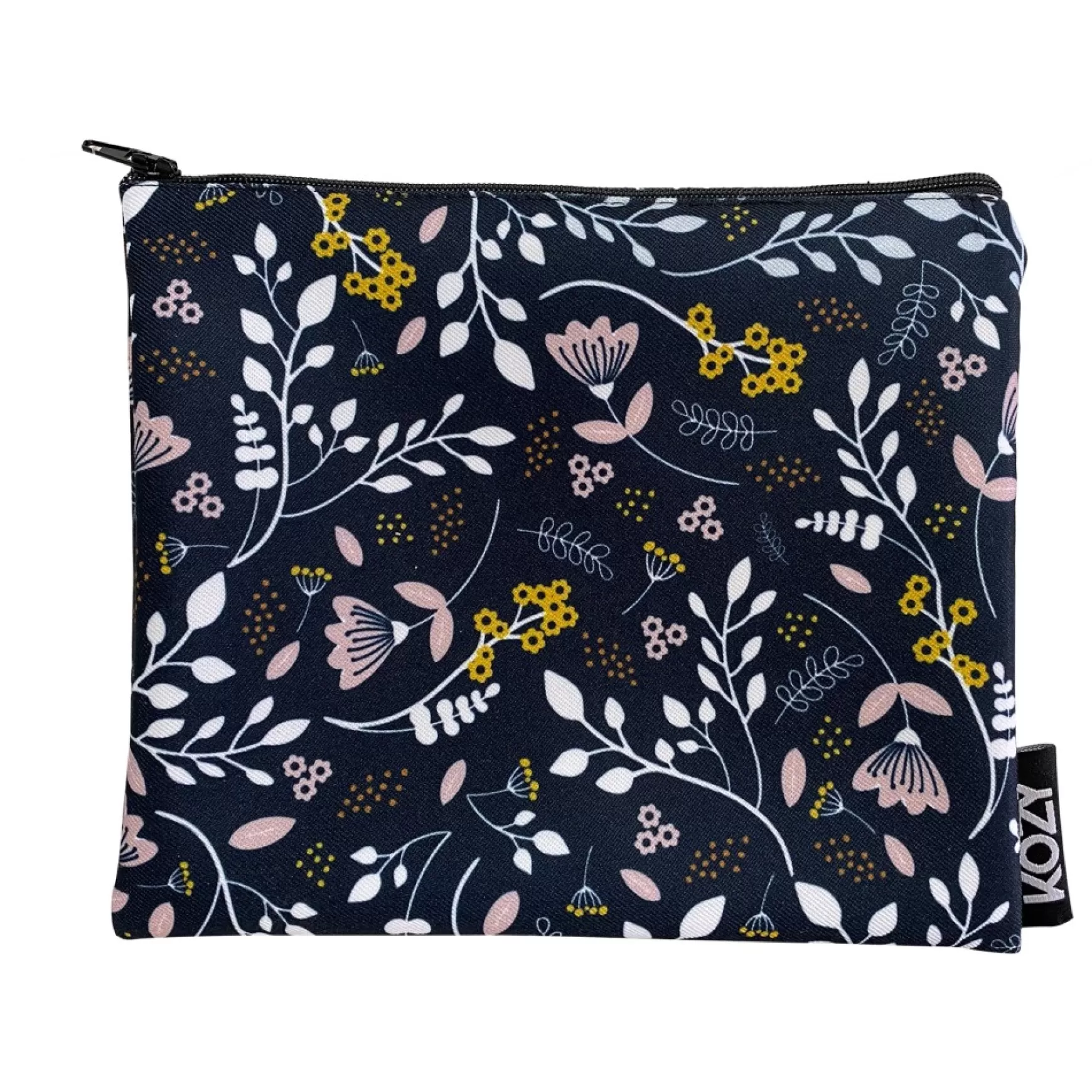 Lunches*Les textiles Patlin Reusable Medium Snack Bag - Blue Flower