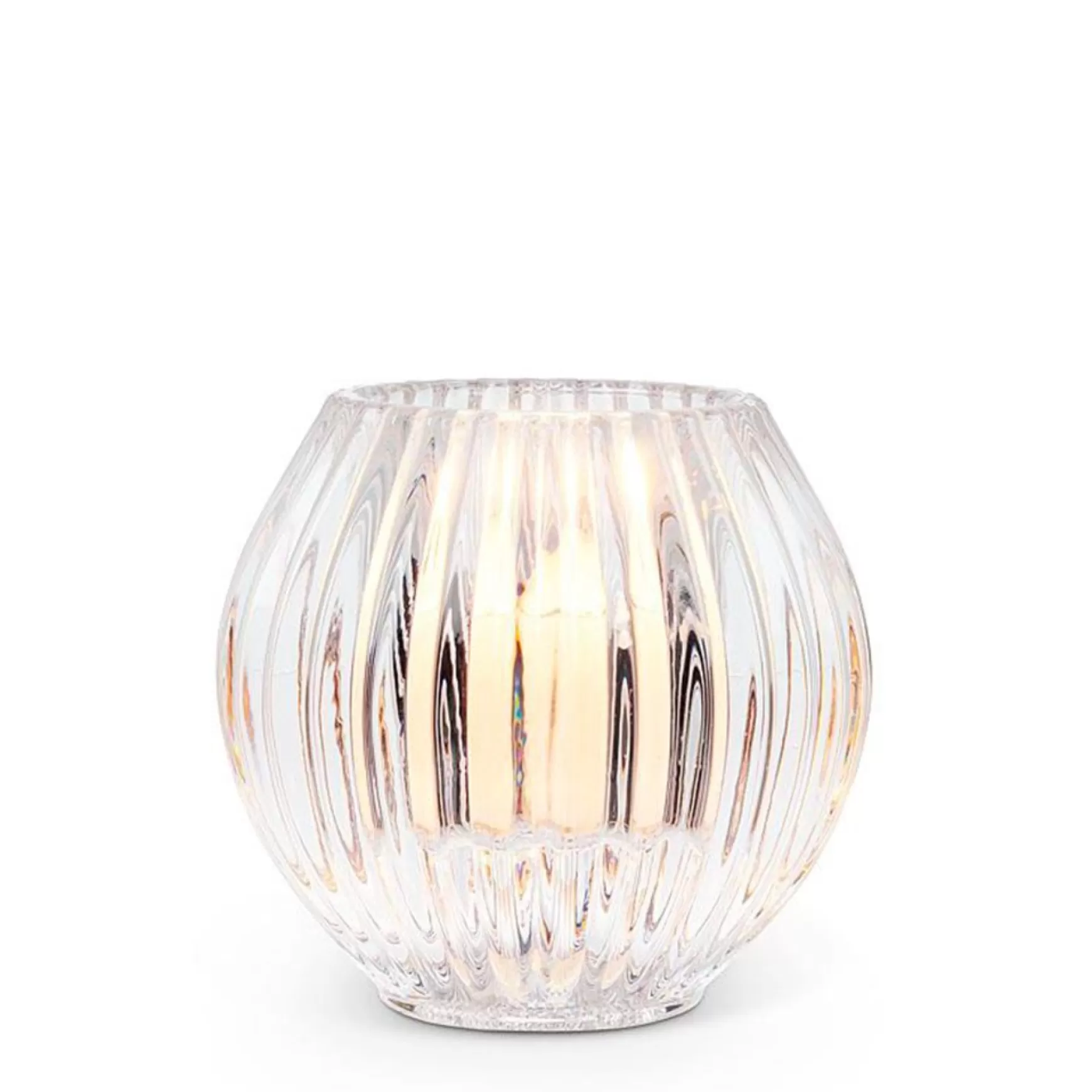 Candle Holders*Abbott Reversible Glass Candle Holder - Clear