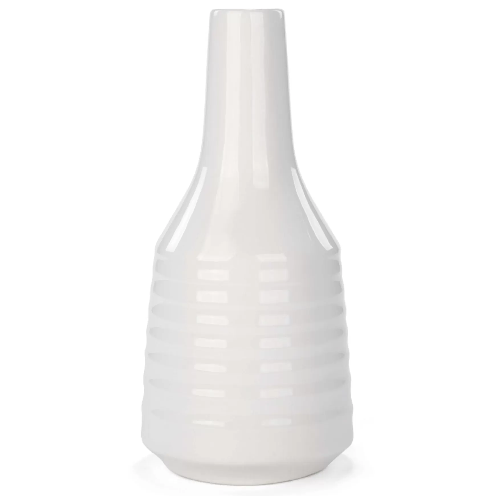 Vases & Pots*Attitudes Import 2 Ribbed Vase