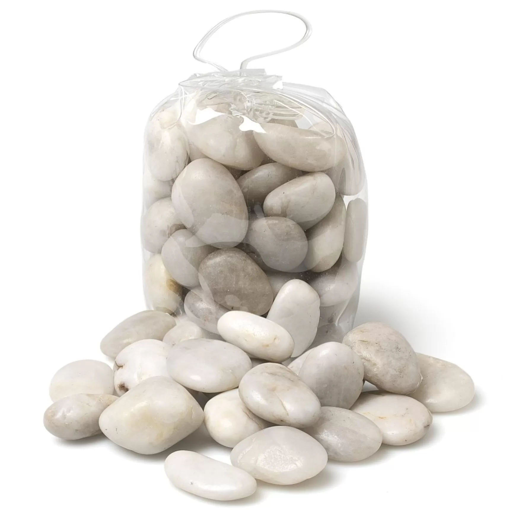 Decorative Stones*Abbott River Stones - White