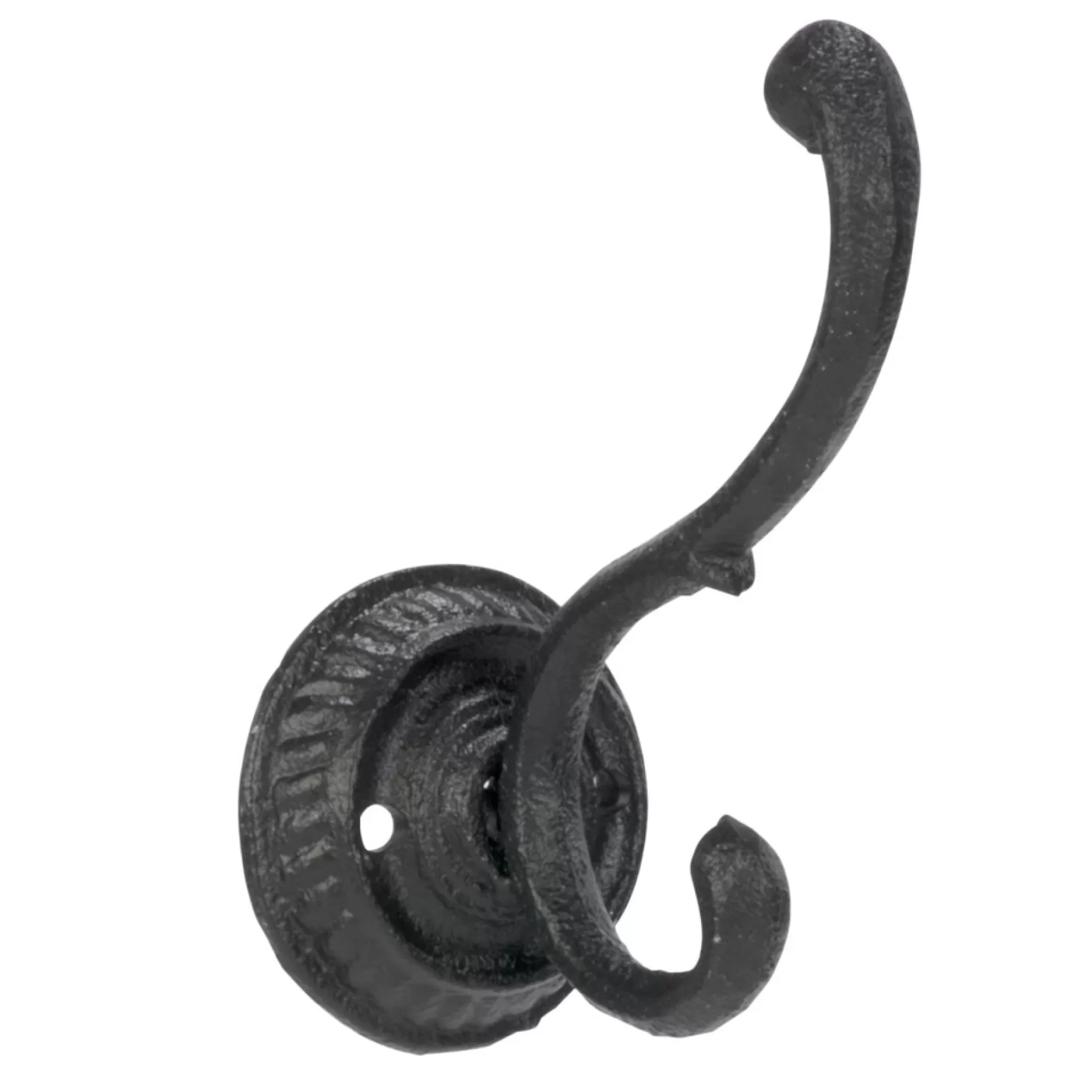Handles & Hooks*Attitudes Import Round Base Hook - Black